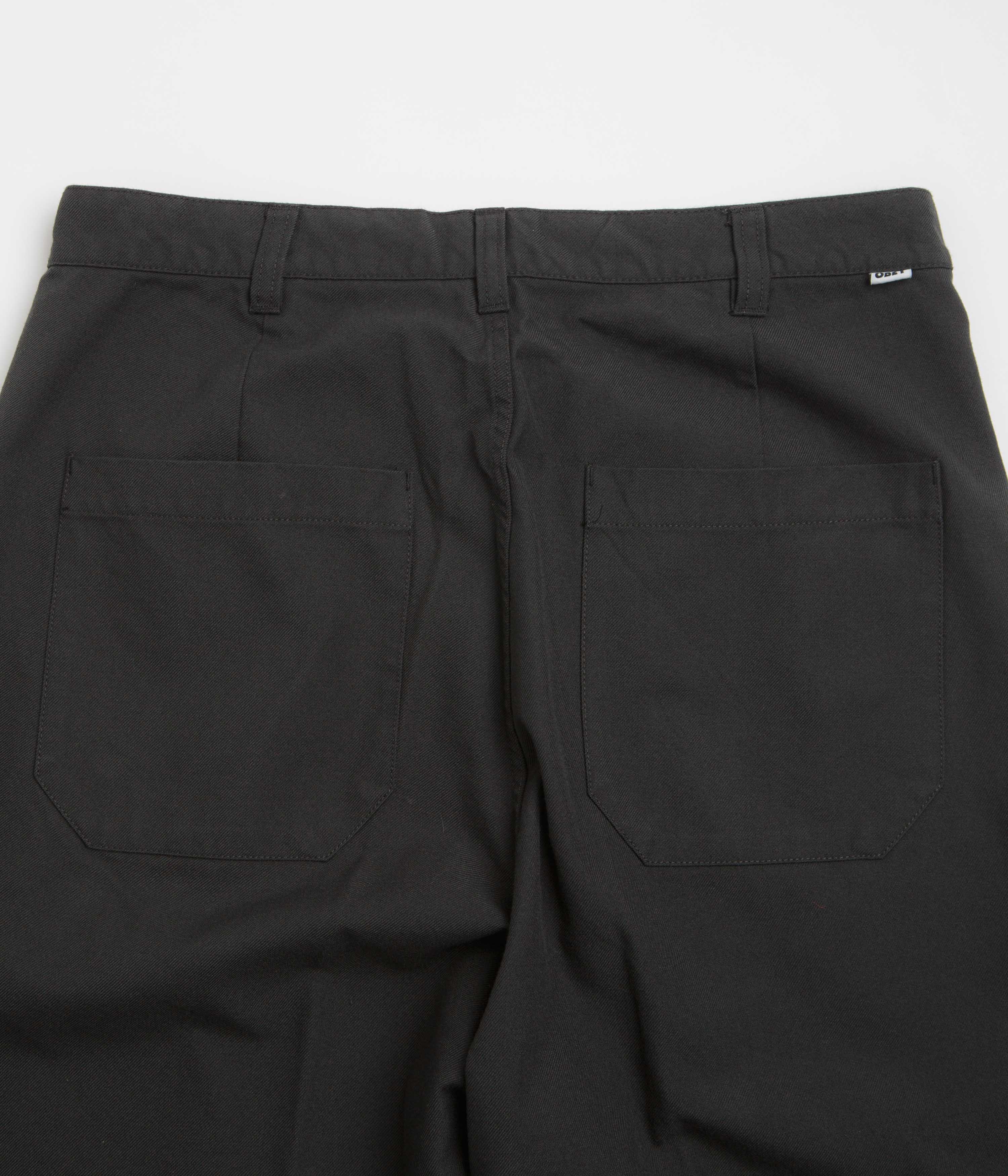 Obey Oliver Pleated Pants - Pirate Black - Image 6