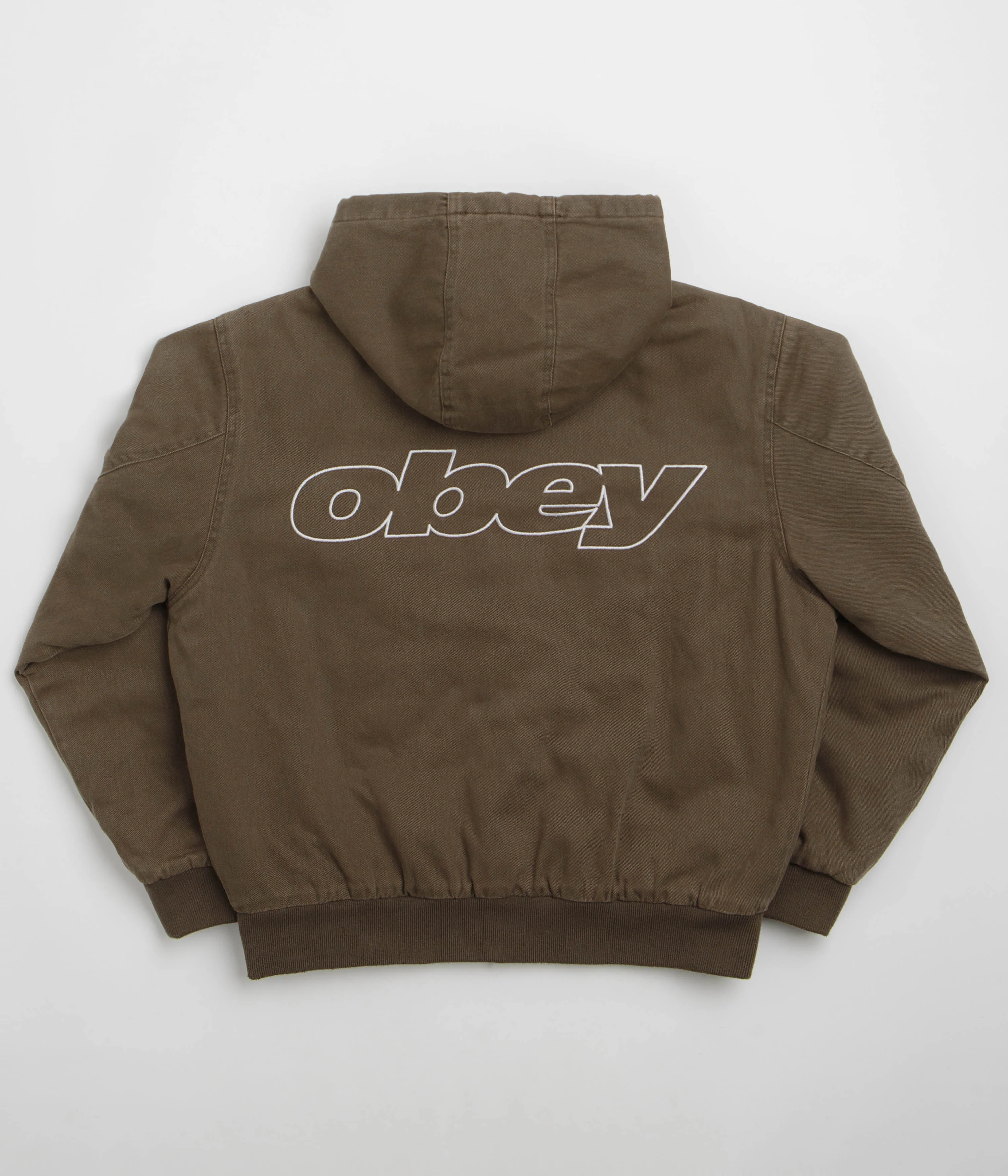 Obey Randy Zip Up Hoodie - Wren Faded Wash - Image 3