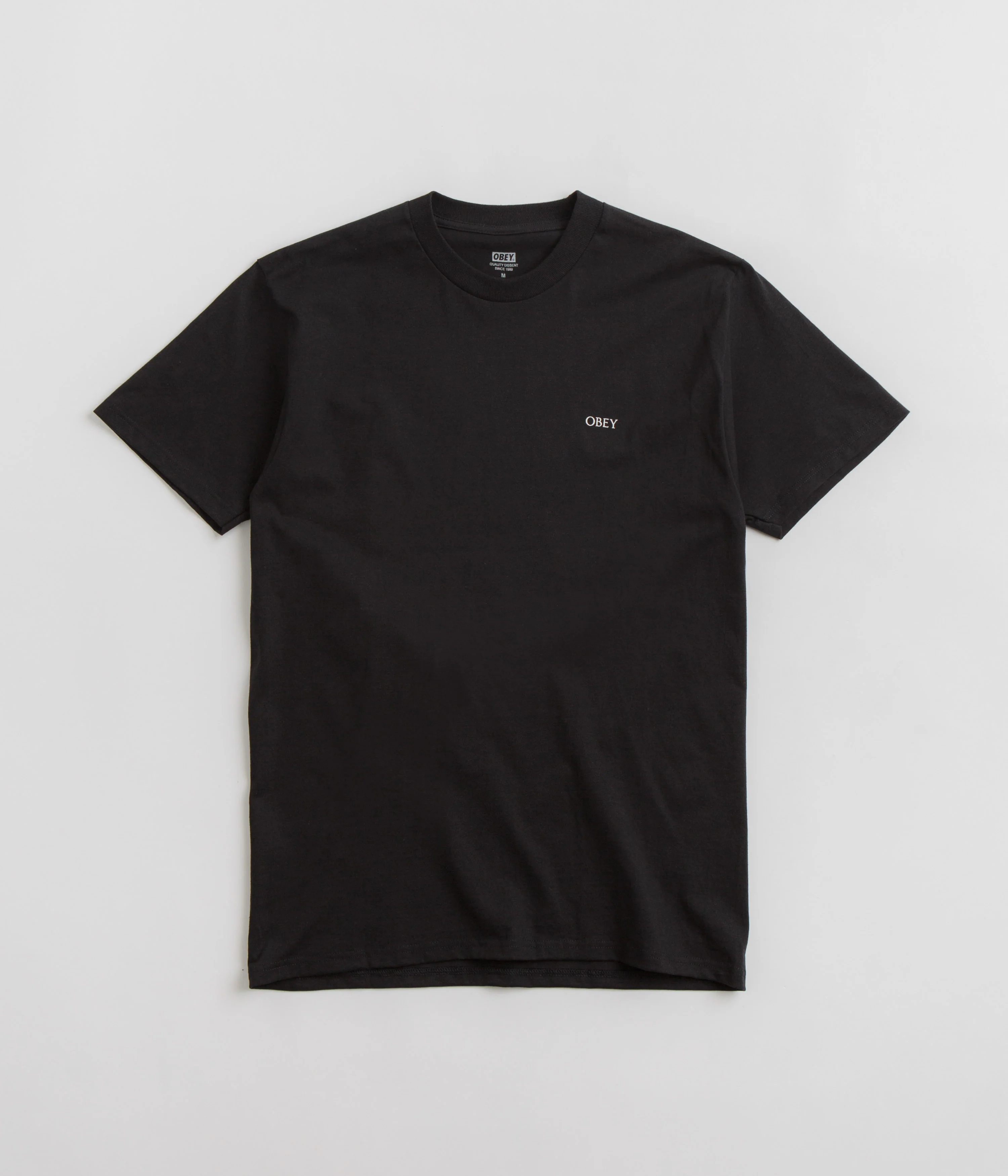 Obey Ripped Icon T-Shirt - Black - Image 2