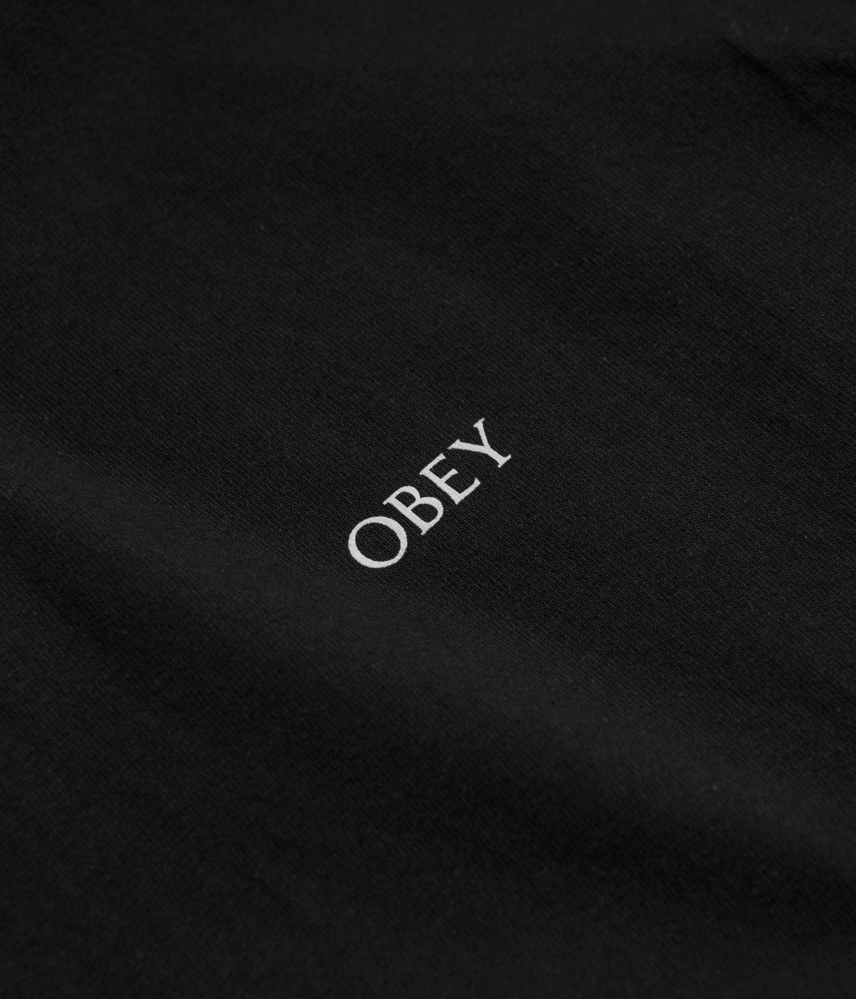 Obey Ripped Icon T-Shirt - Black - Image 3