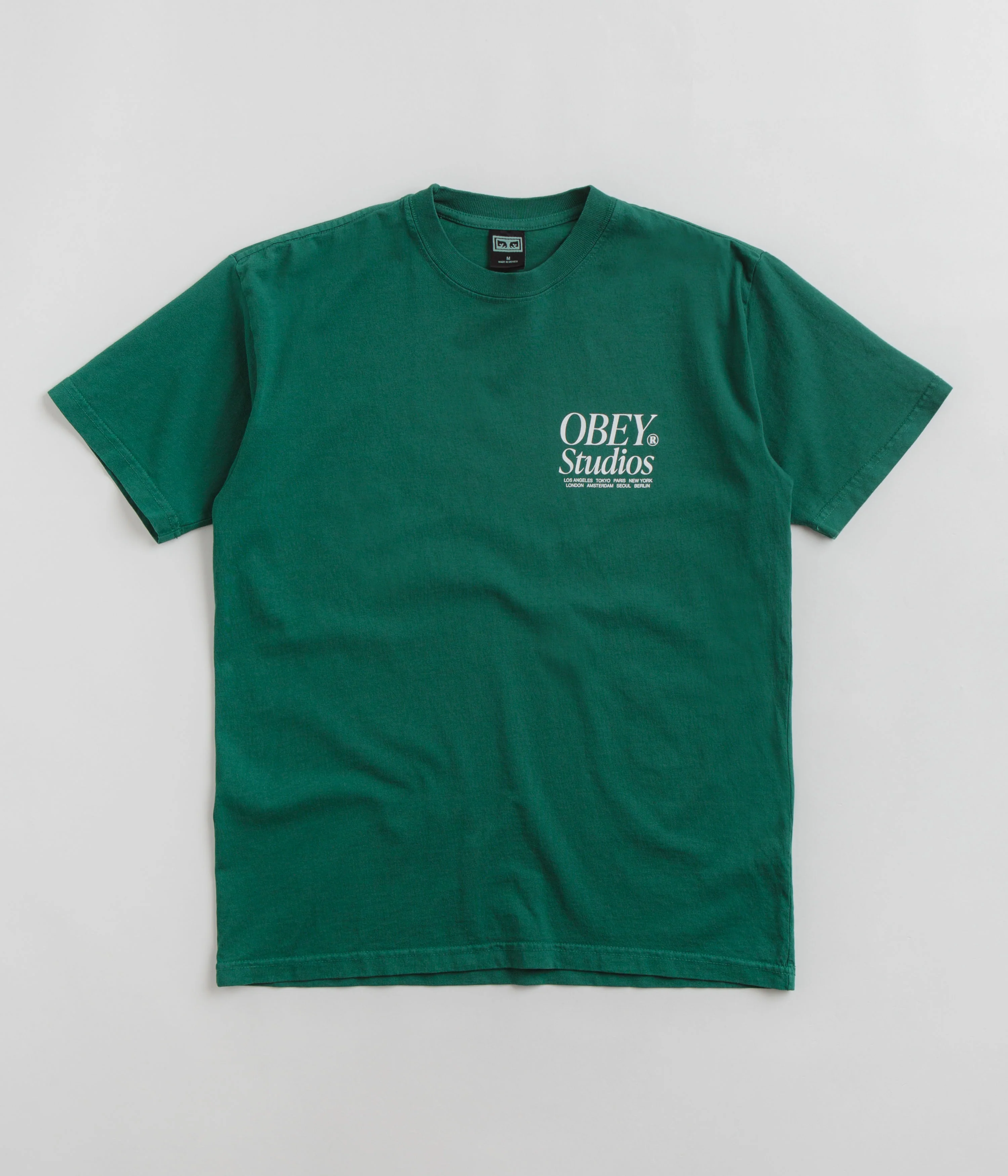 Obey Studios Icon T-Shirt - Adventure Green - Image 2