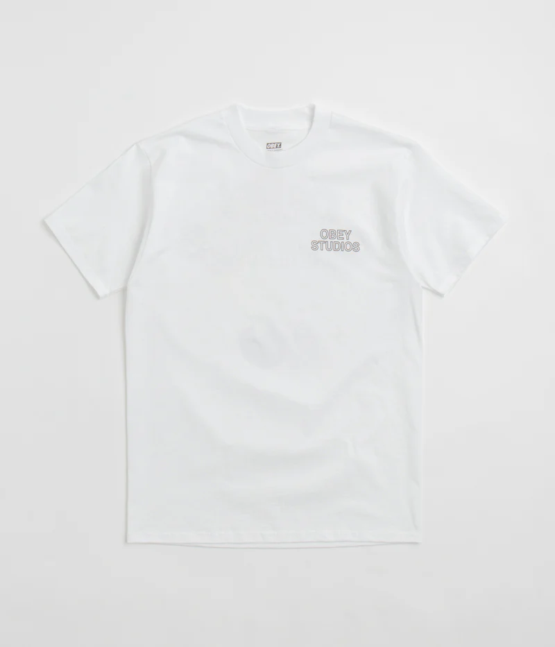 Obey Studios Palette T-Shirt - White - Image 2