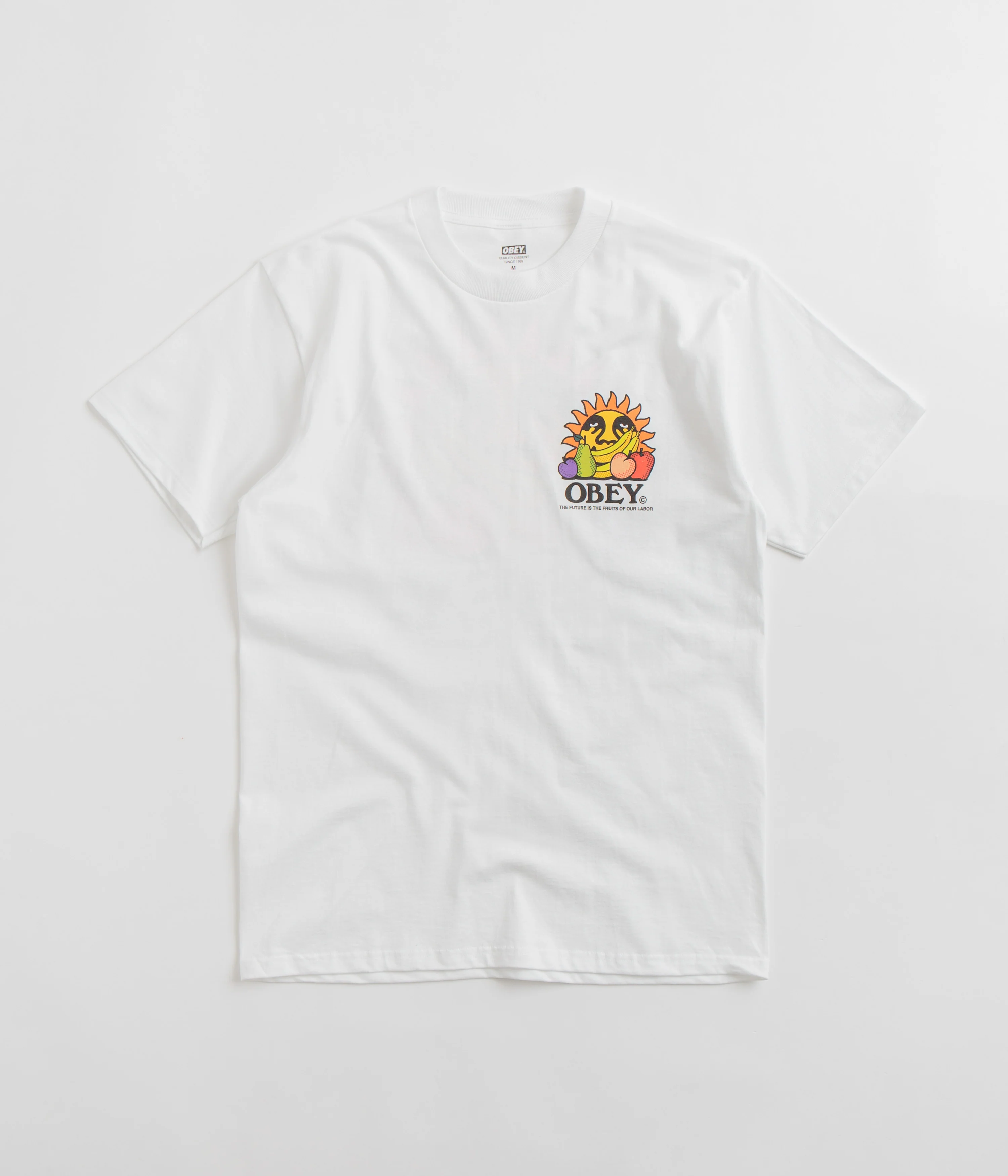 Obey The Future Is The Fruits Of Our Labour T-Shirt - White - Image 2