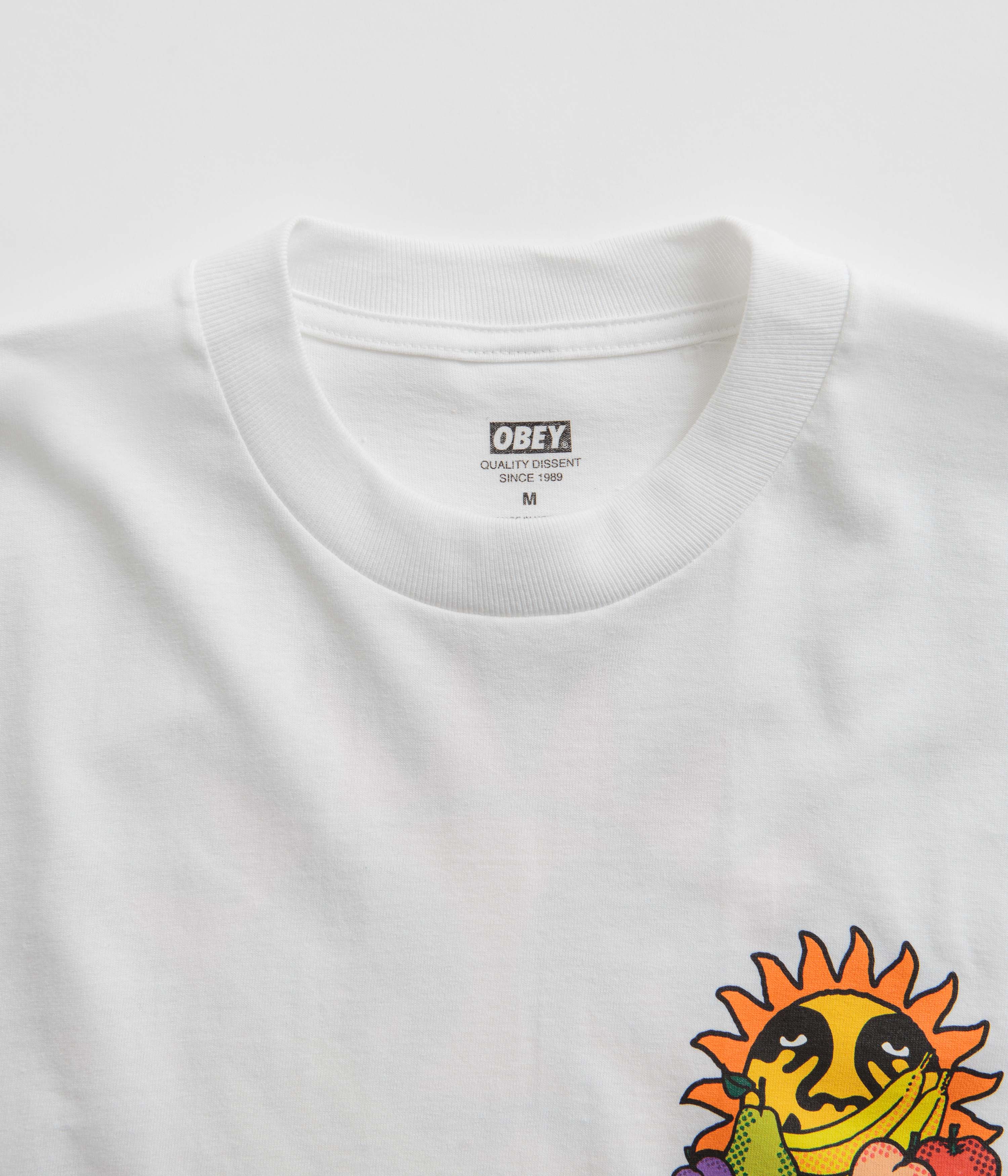 Obey The Future Is The Fruits Of Our Labour T-Shirt - White - Image 4