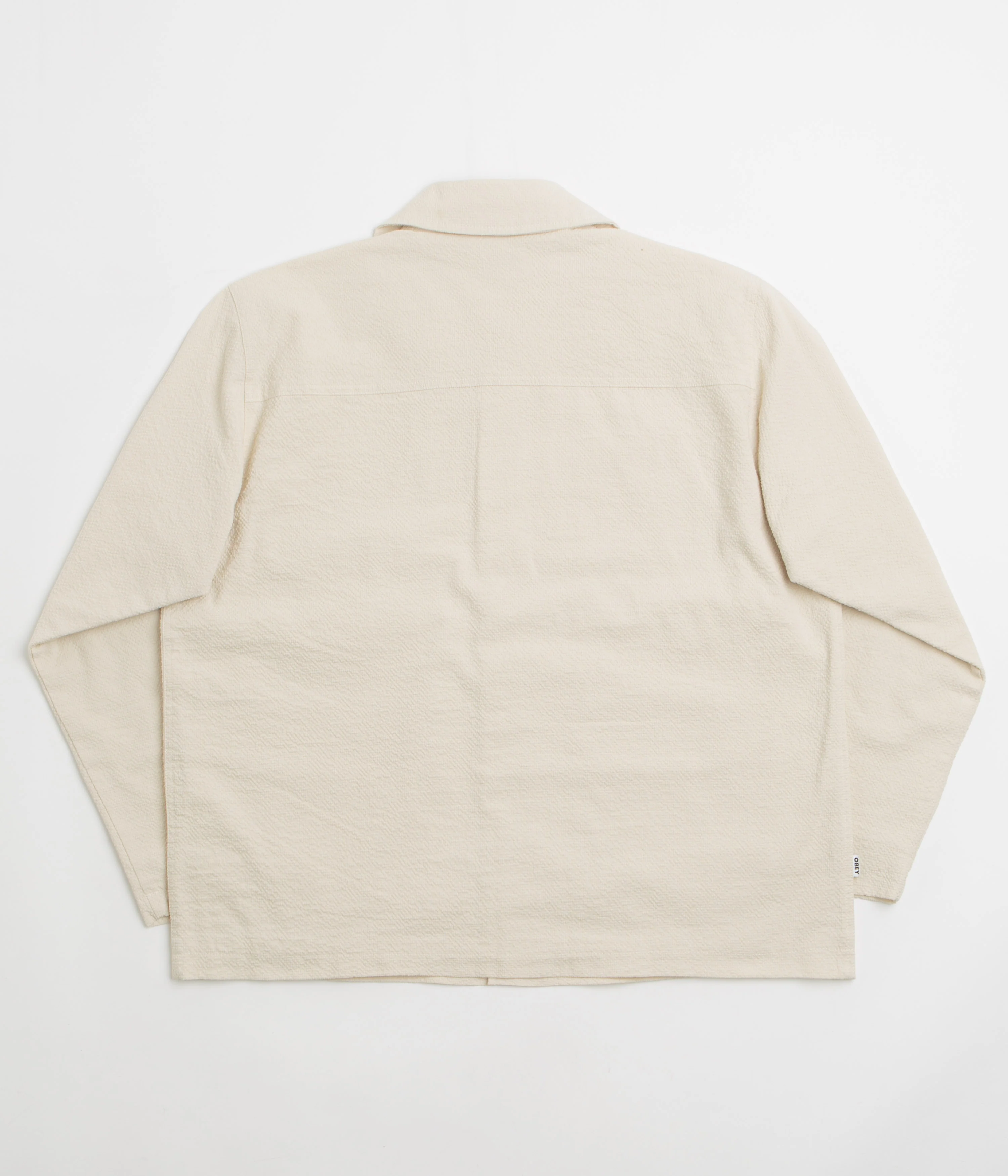 Obey Vesta Shirt Jacket - Egret - Image 3