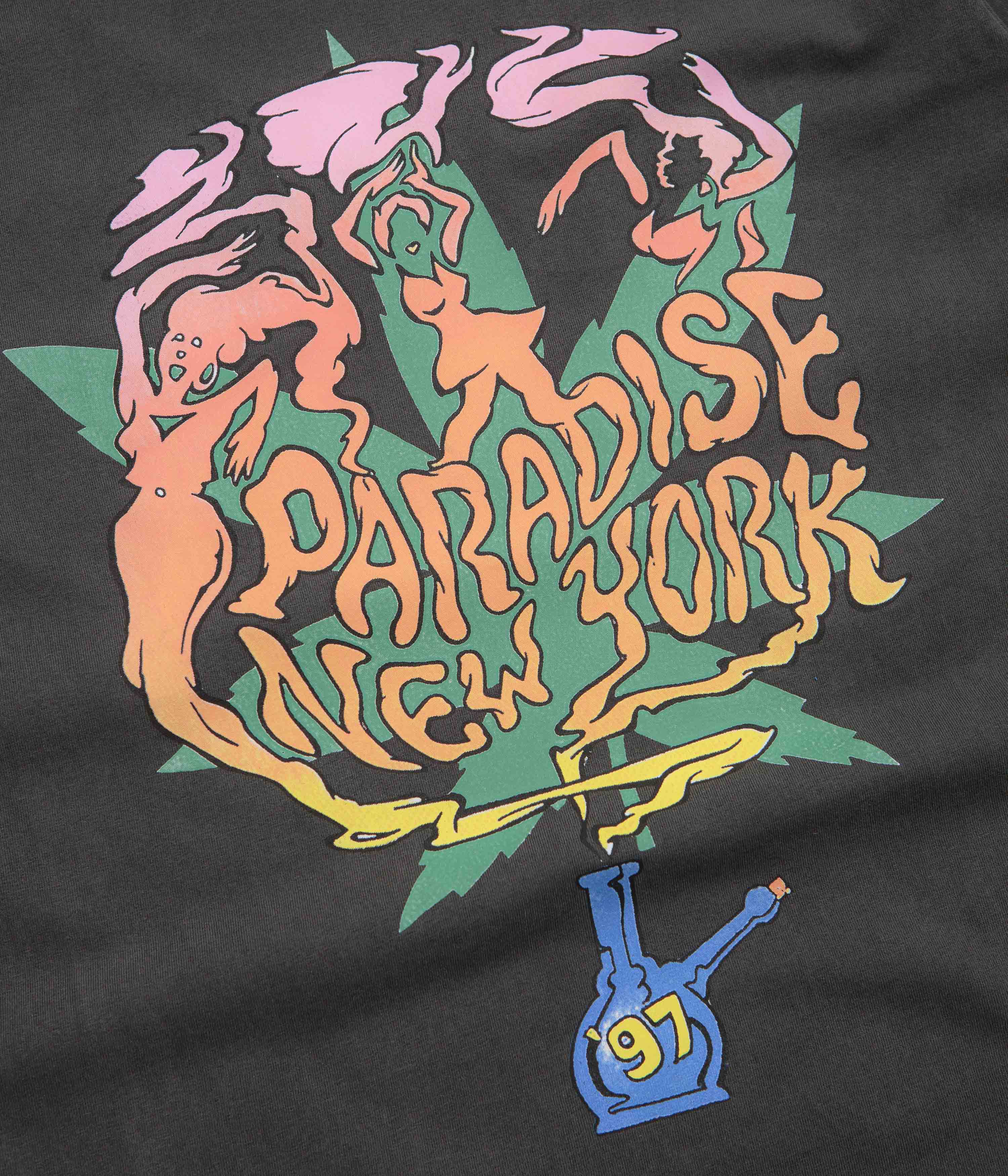 Paradise NYC Smokin Paradise T-Shirt - Vintage Black - Image 3