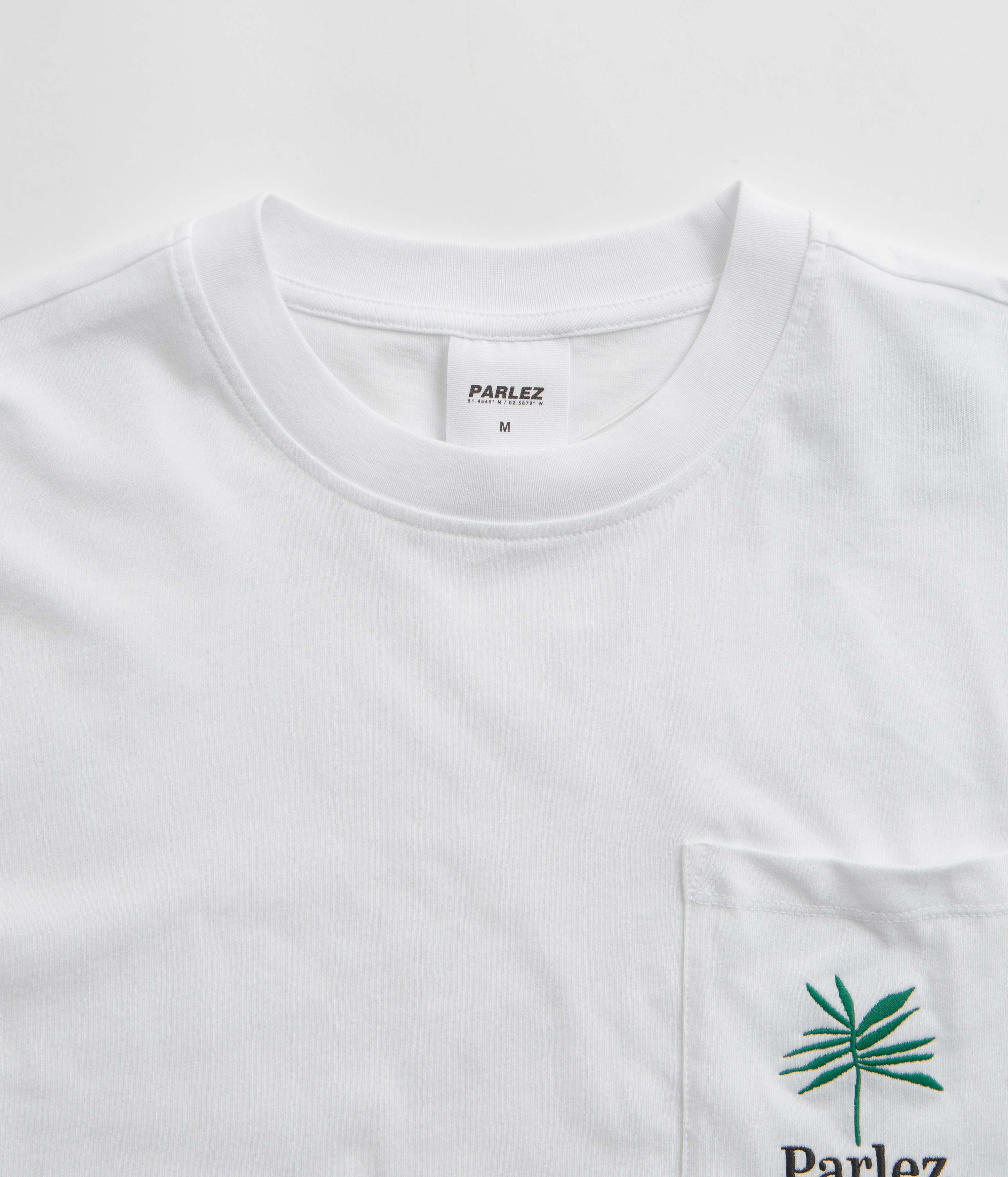 Parlez Areca Pocket T-Shirt - White - Image 4