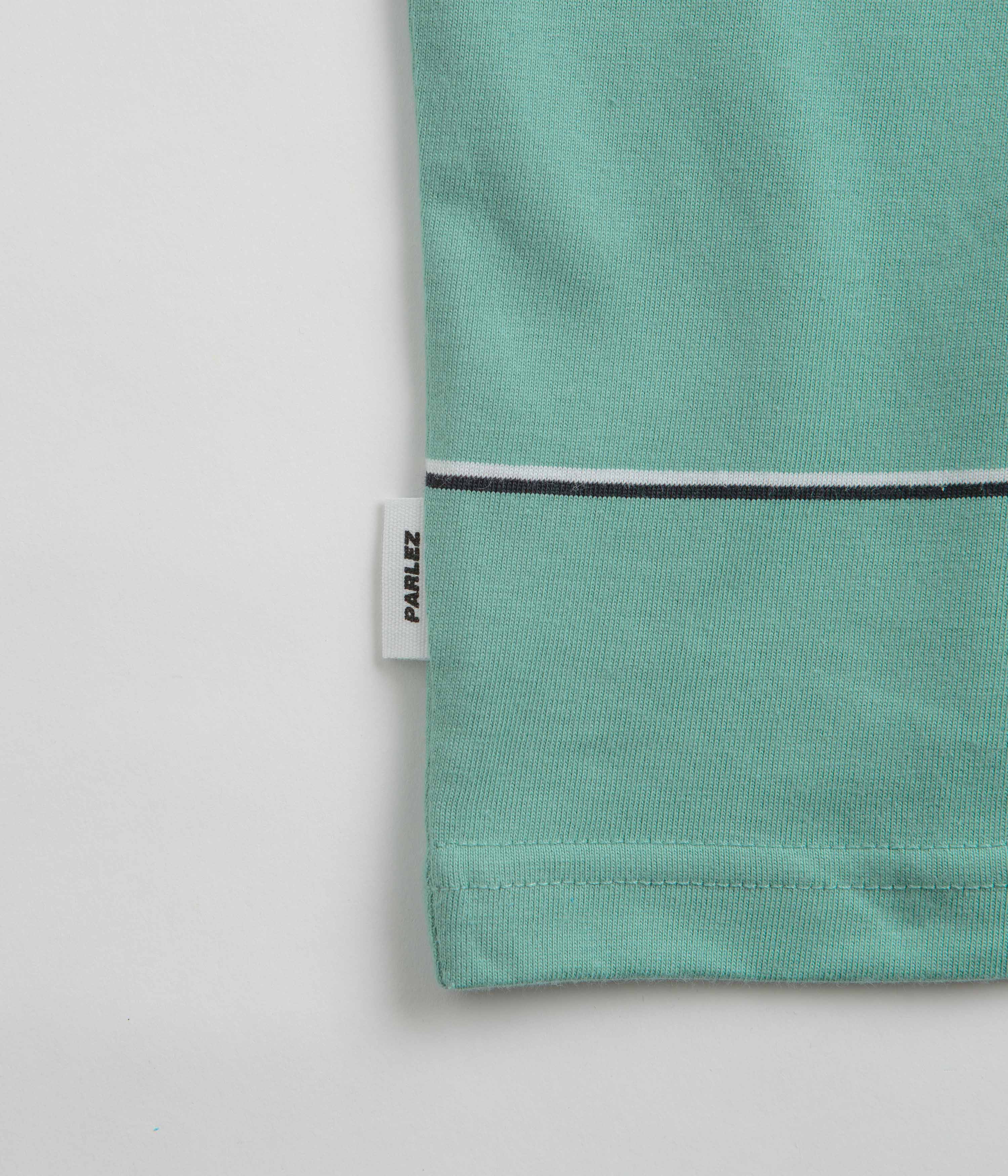 Parlez Bataka Oversized Stripe T-Shirt - Sea Mist - Image 2