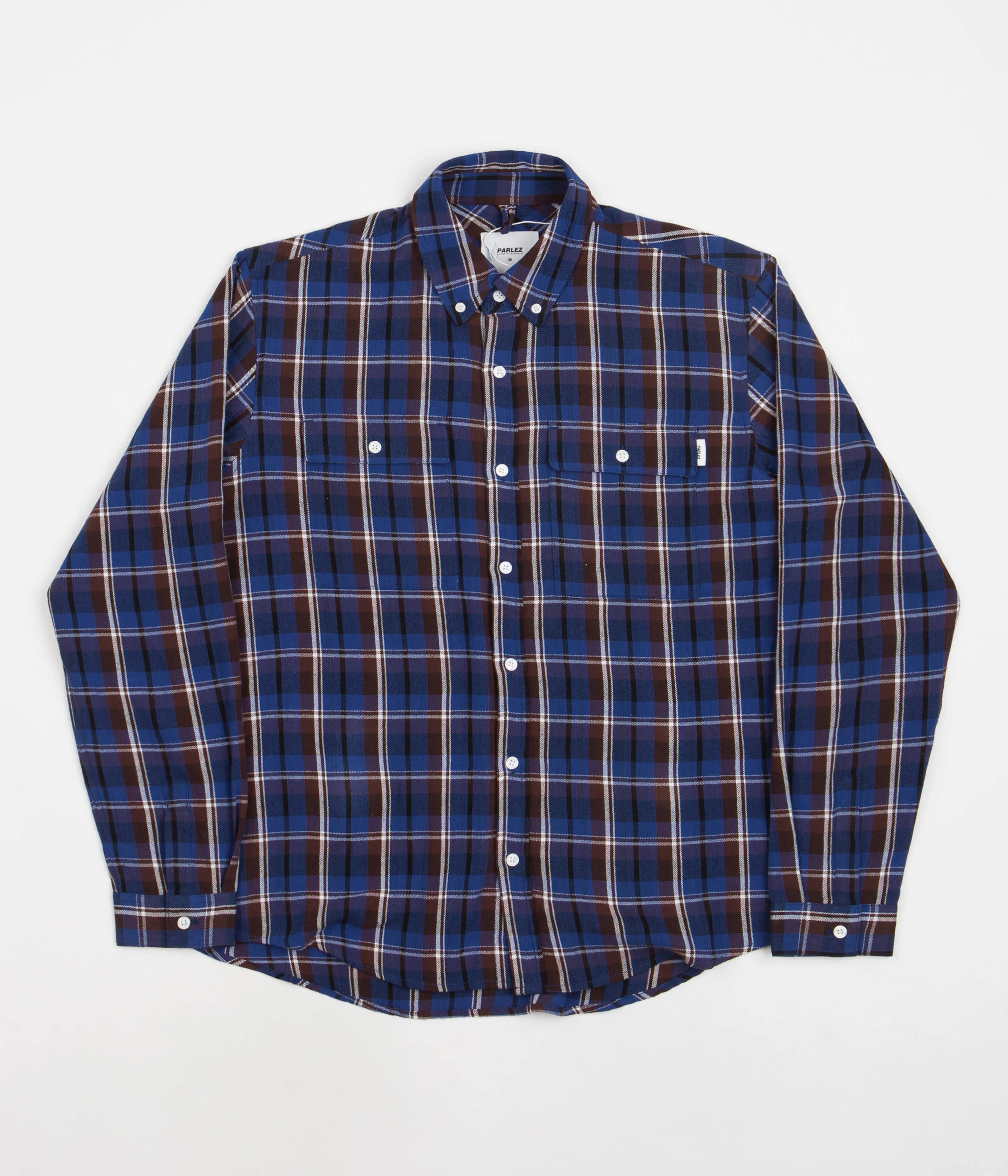Parlez Carson Shirt - Navy Check