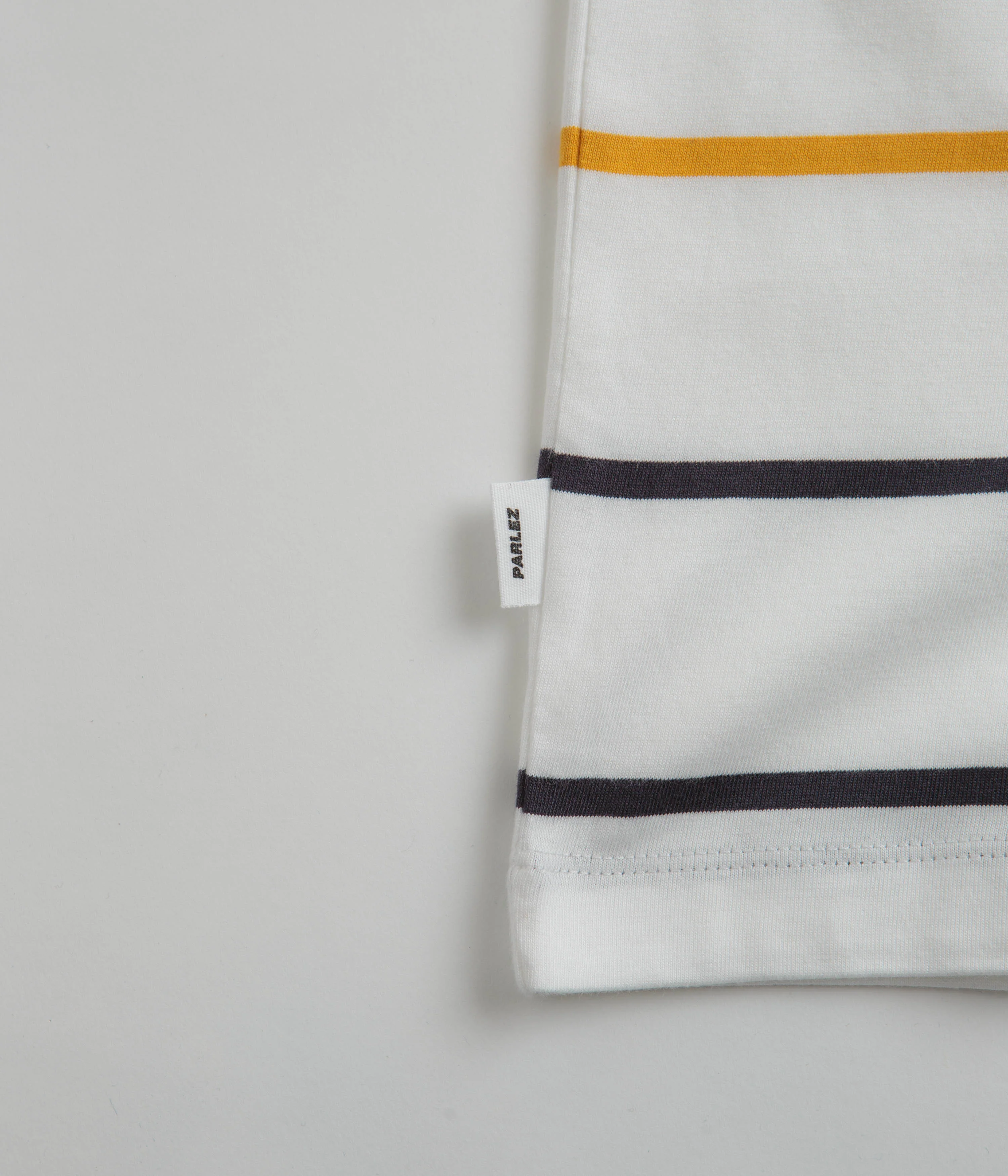 Parlez Element Stripe T-Shirt - White - Image 4