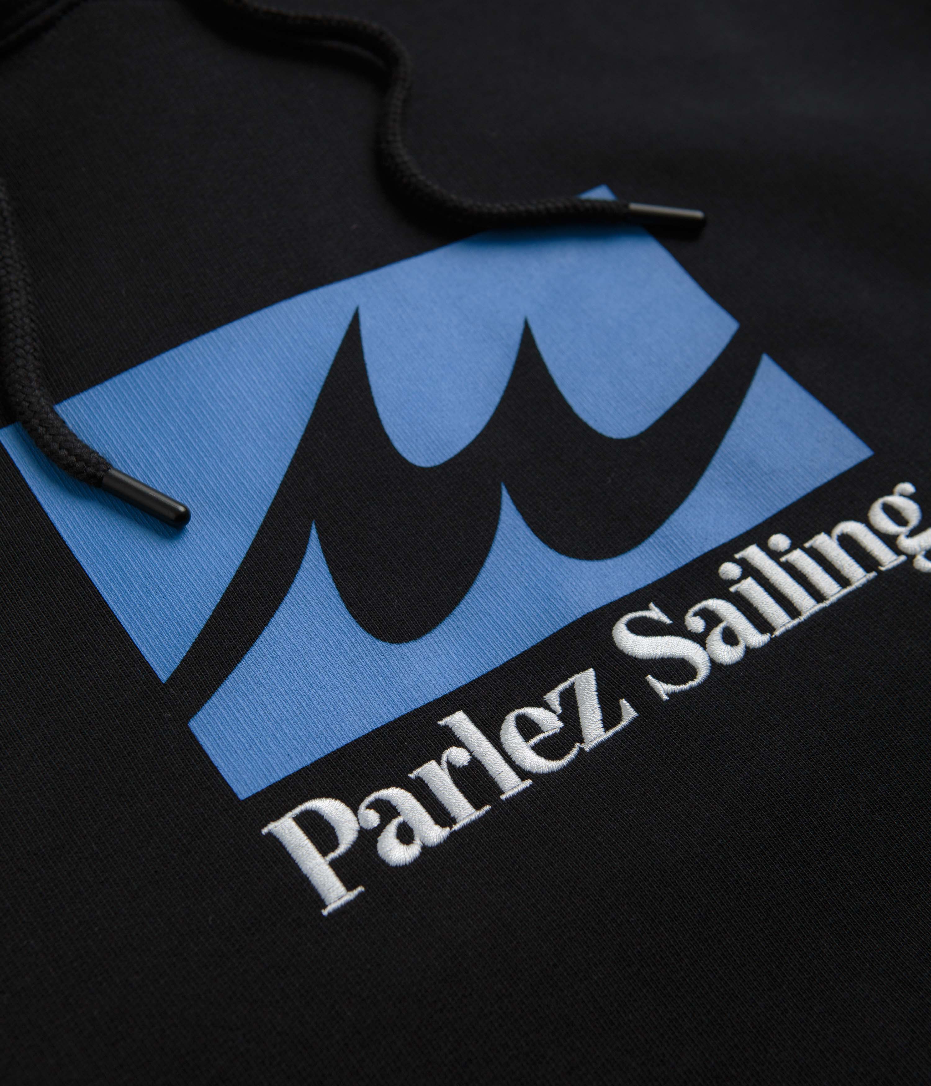 Parlez Lapstrake Hoodie - Black - Image 3