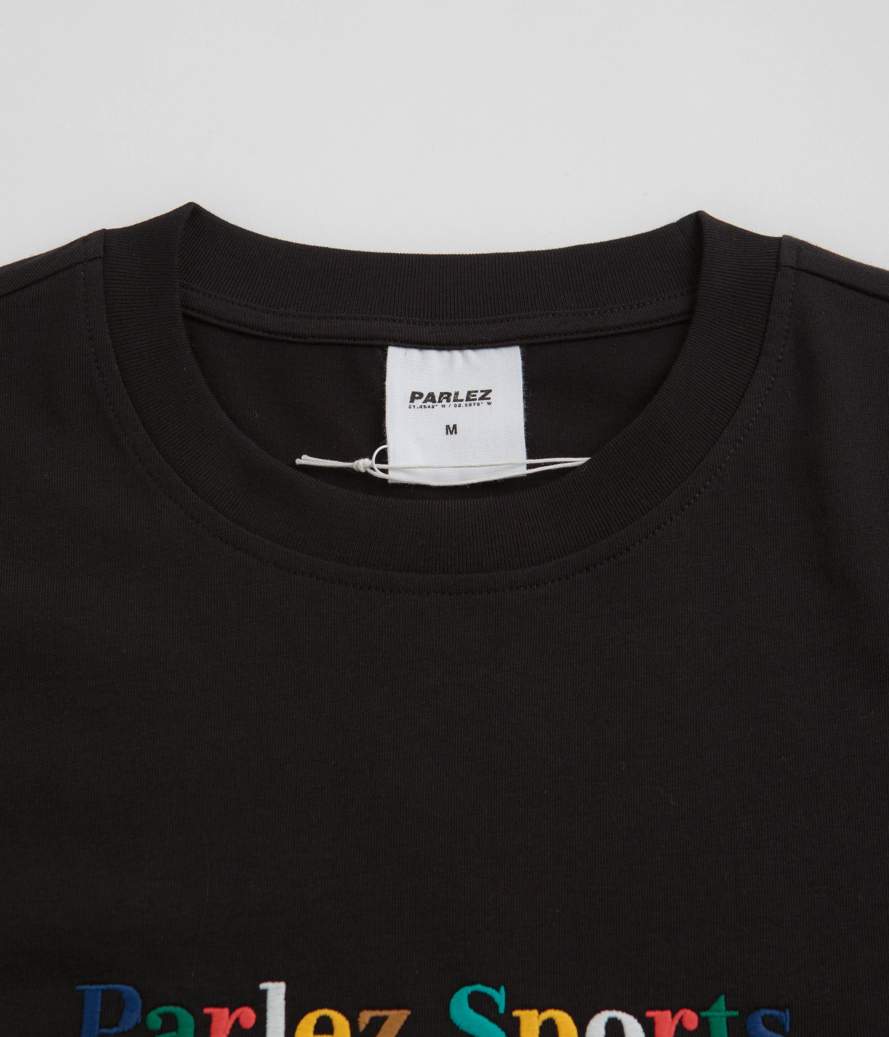 Parlez Leaf T-Shirt - Black - Image 3