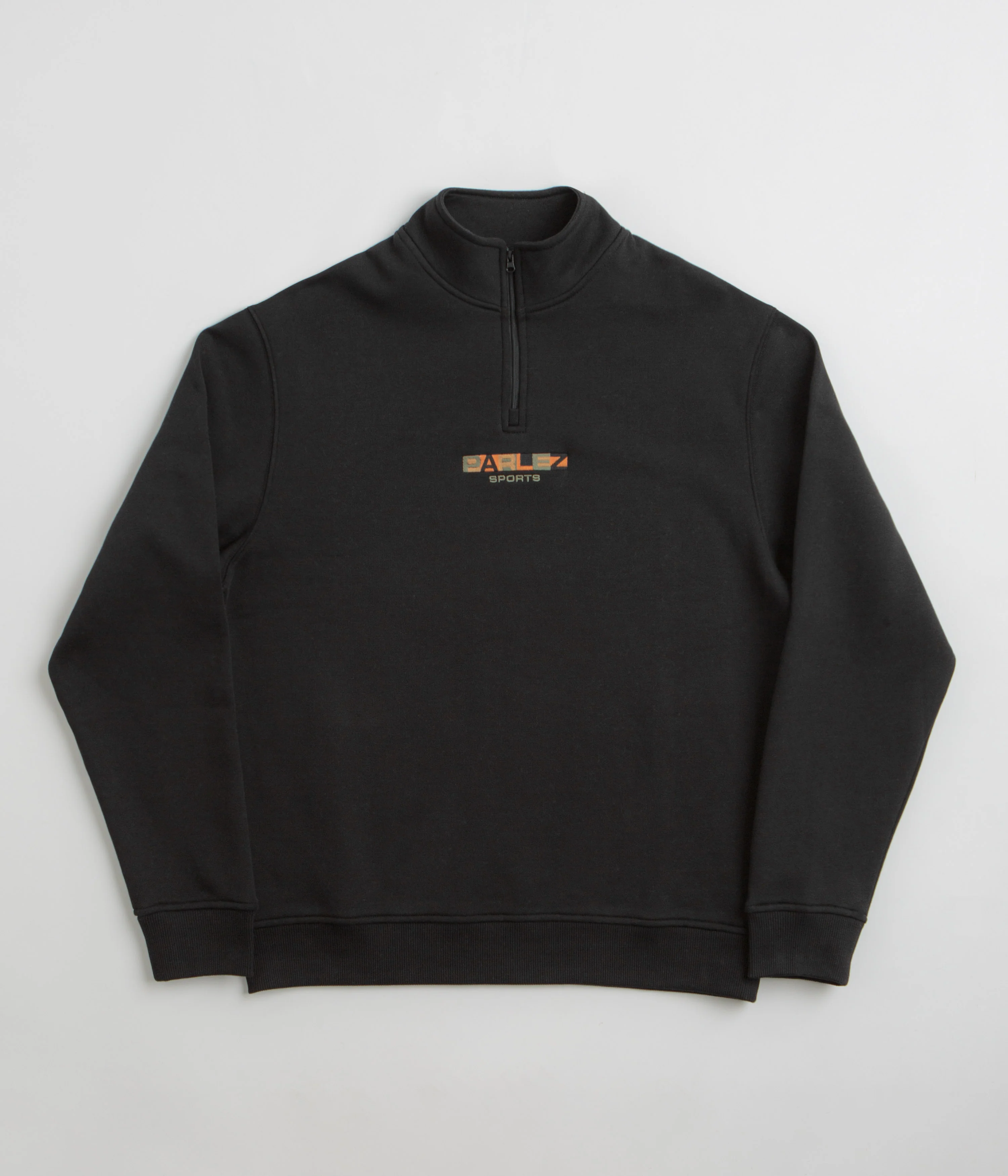 Parlez Ora 1/4 Zip Sweatshirt - Black