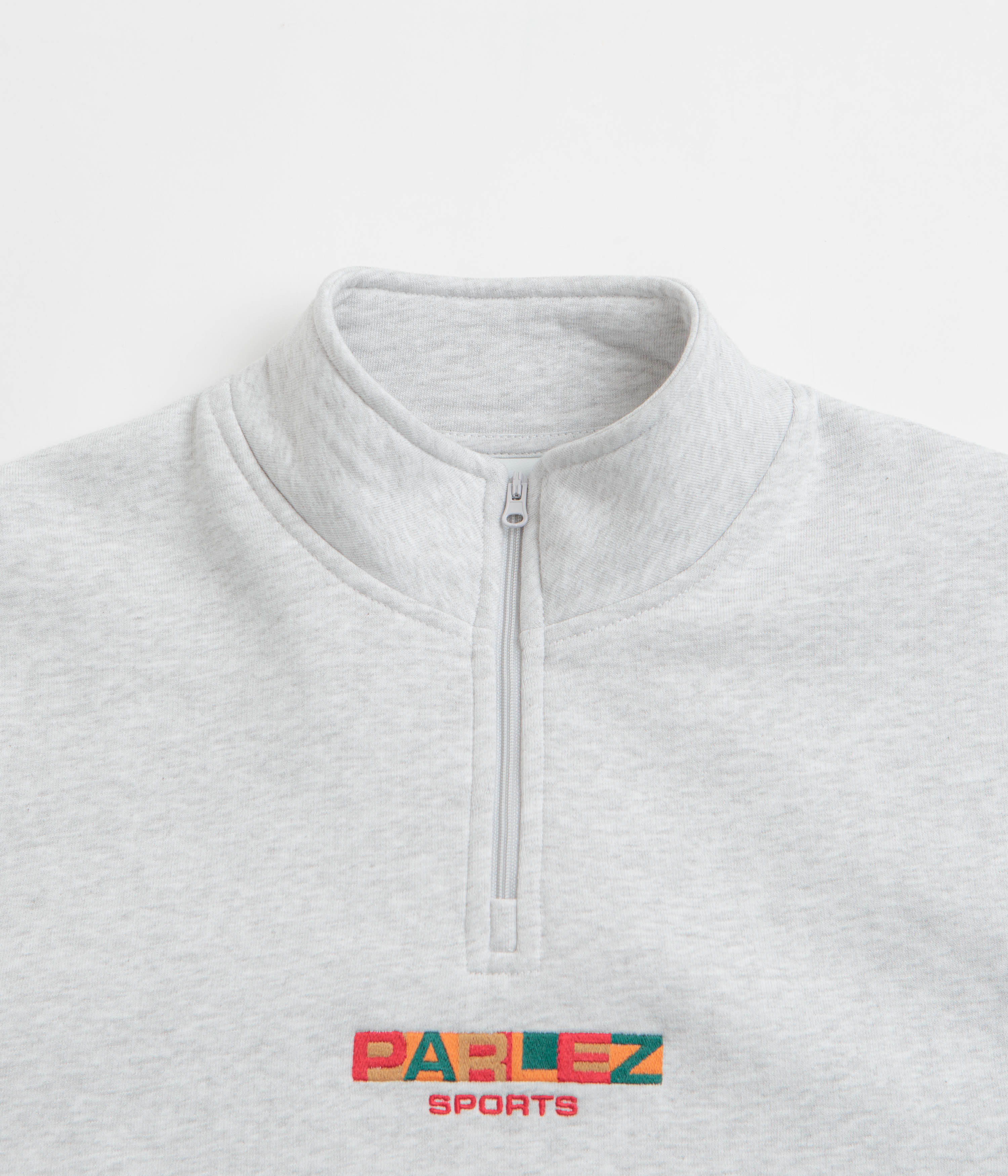 Parlez Ora 1/4 Zip Sweatshirt - Heather - Image 2