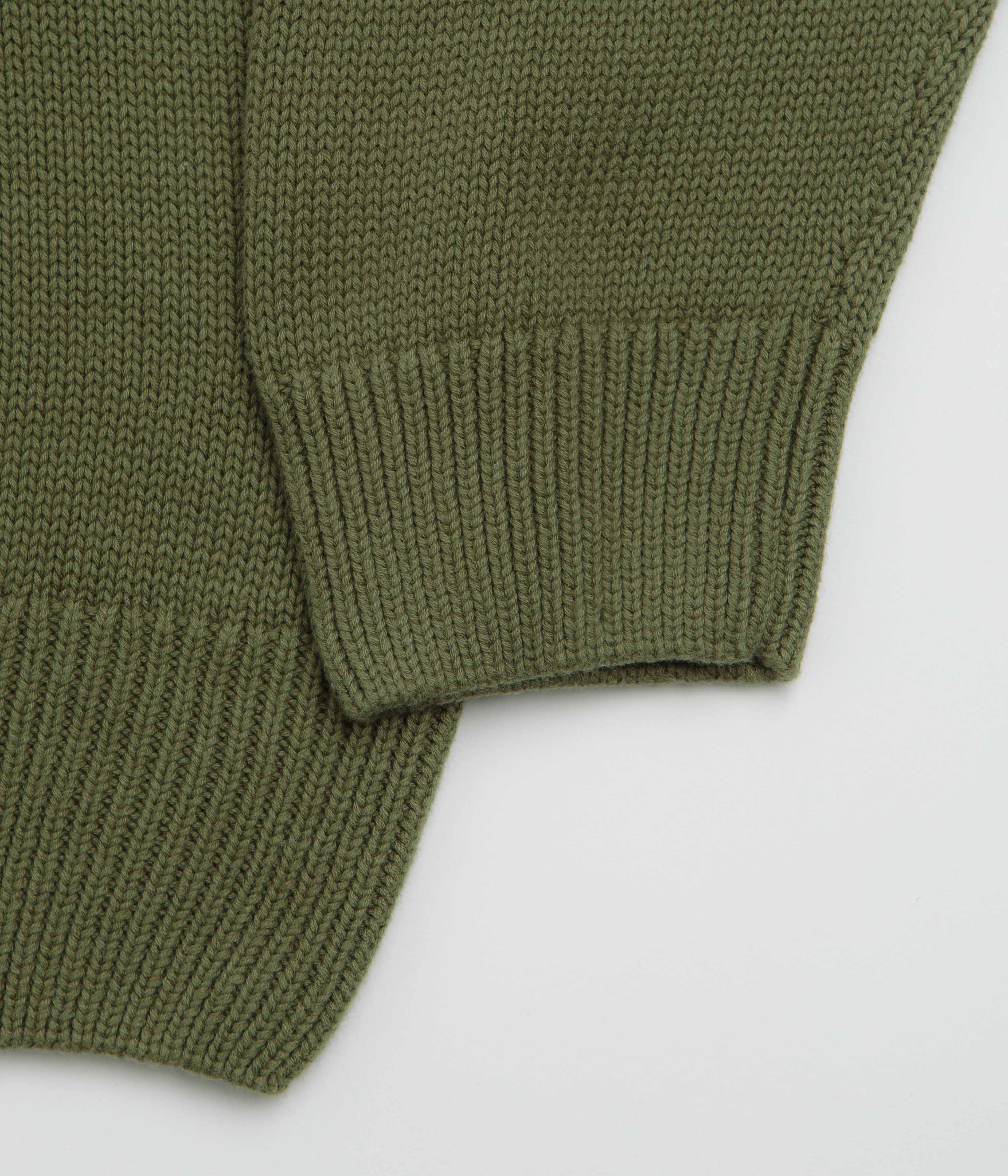 Parlez Phelan Crewneck Sweatshirt - Olive Green - Image 4