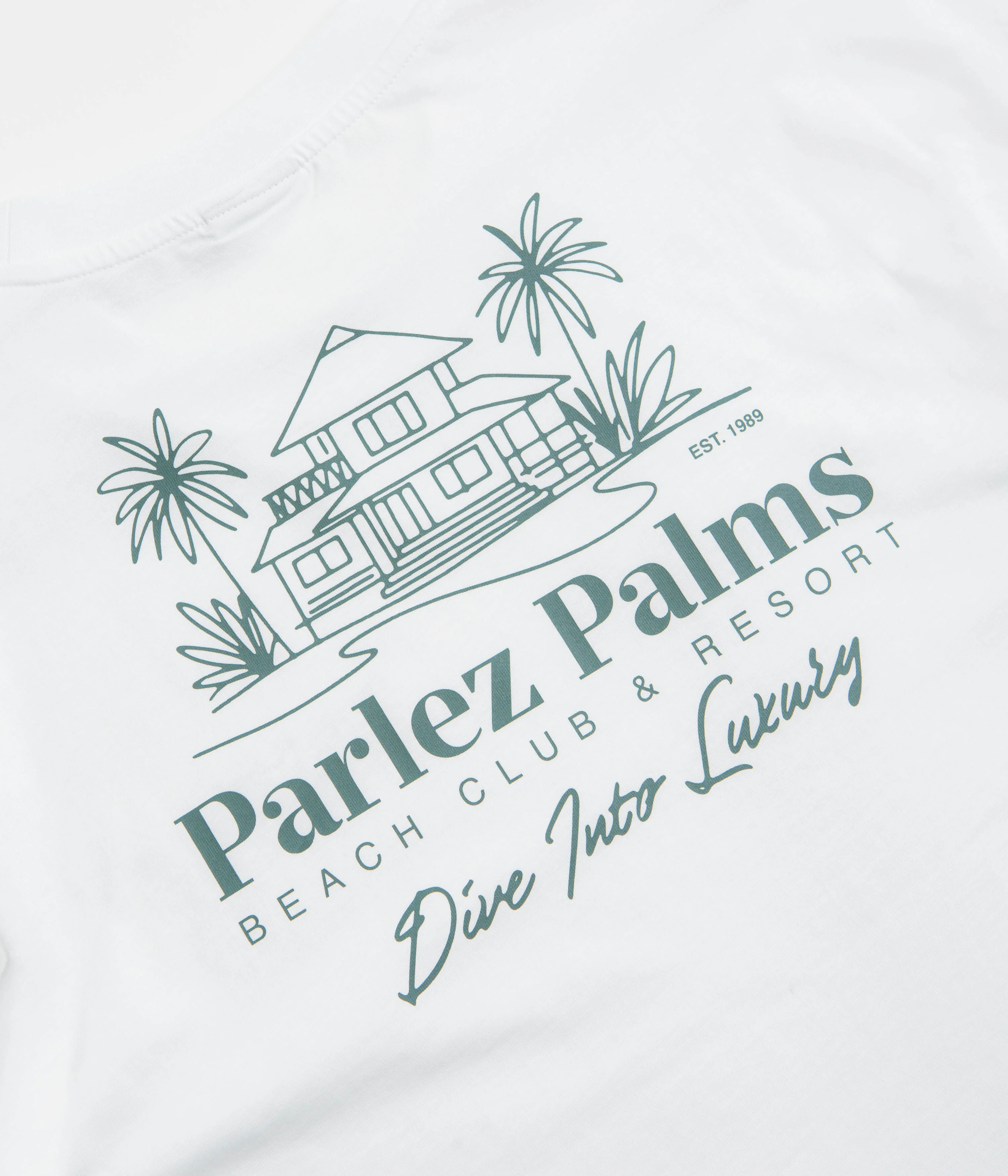Parlez Retreat T-Shirt - White - Image 5