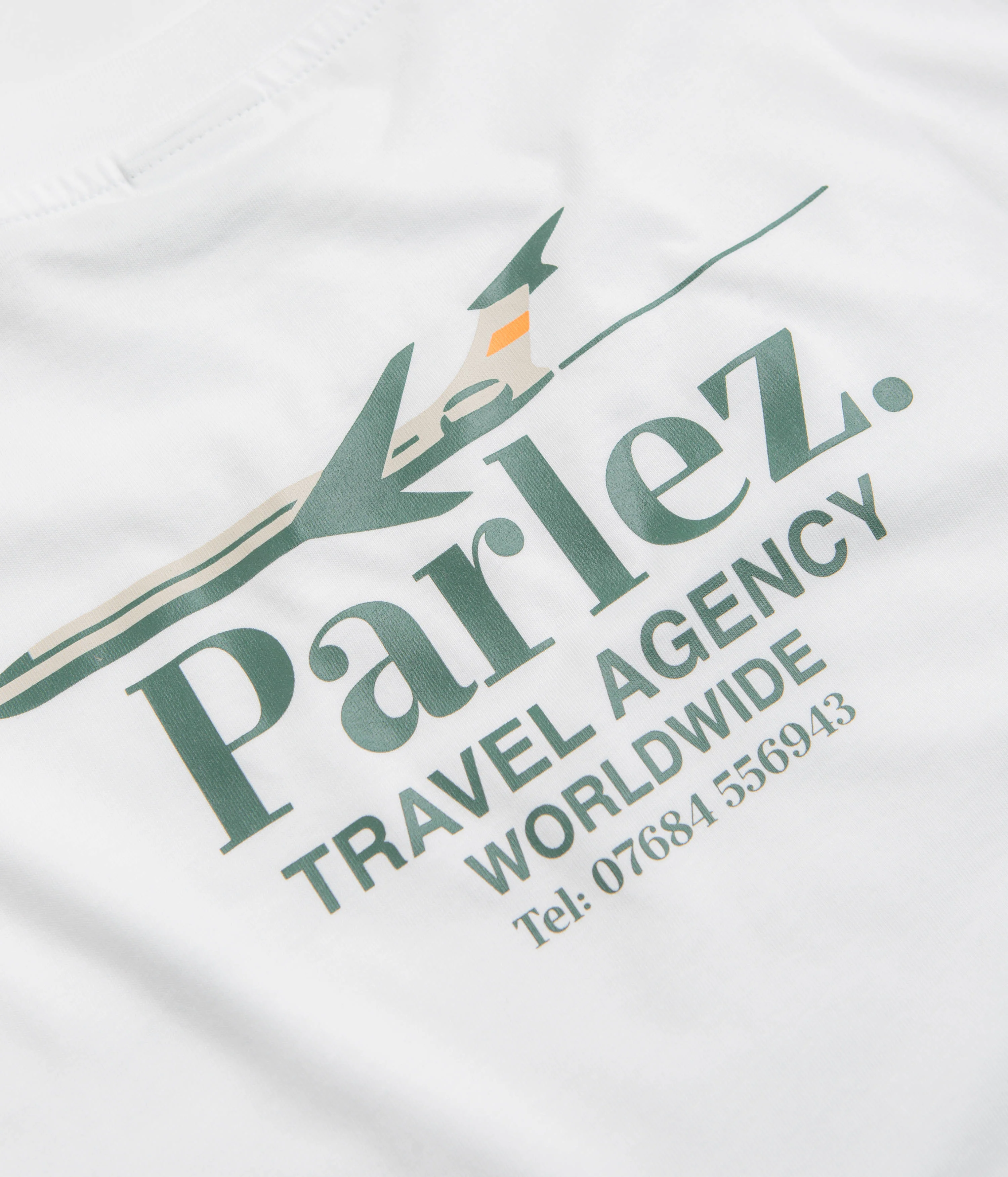 Parlez Rotan Worldwide T-Shirt - White - Image 5