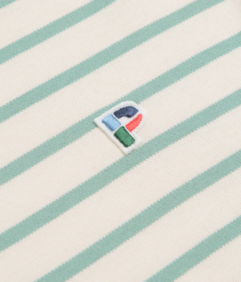 Parlez Shore YD Stripe Long Sleeve T-Shirt - Sage Shore - Image 3