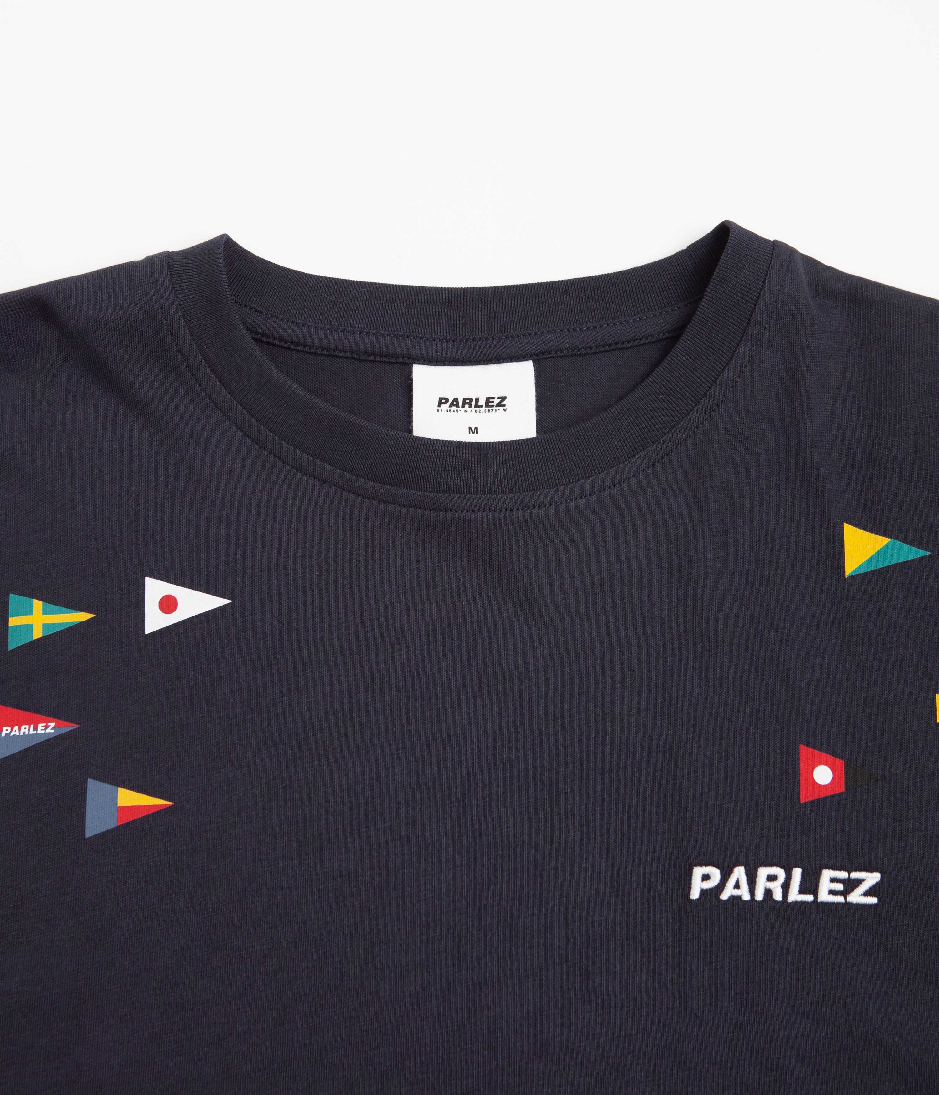 Parlez Topaz Oversized T-Shirt - Navy - Image 2