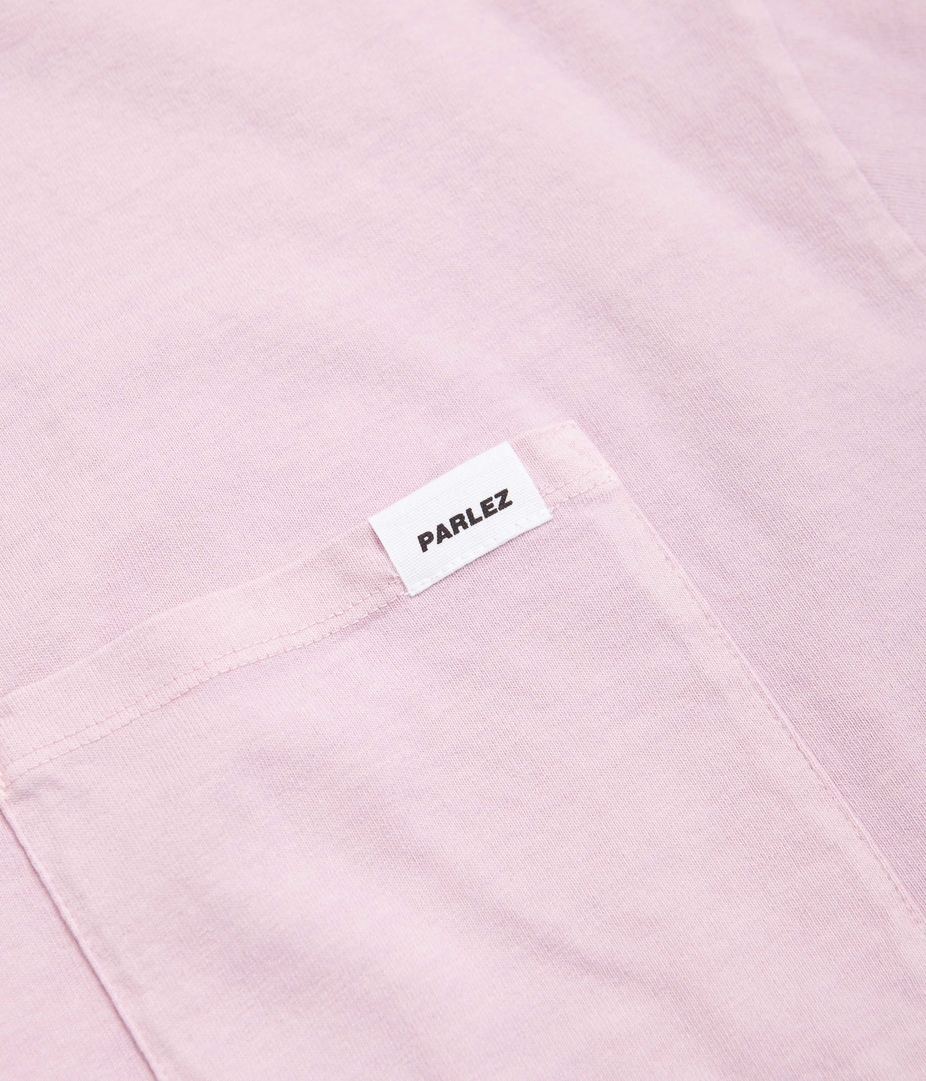 Parlez Trelow Pigment Pocket Oversized T-Shirt - Lilac Washed - Image 4