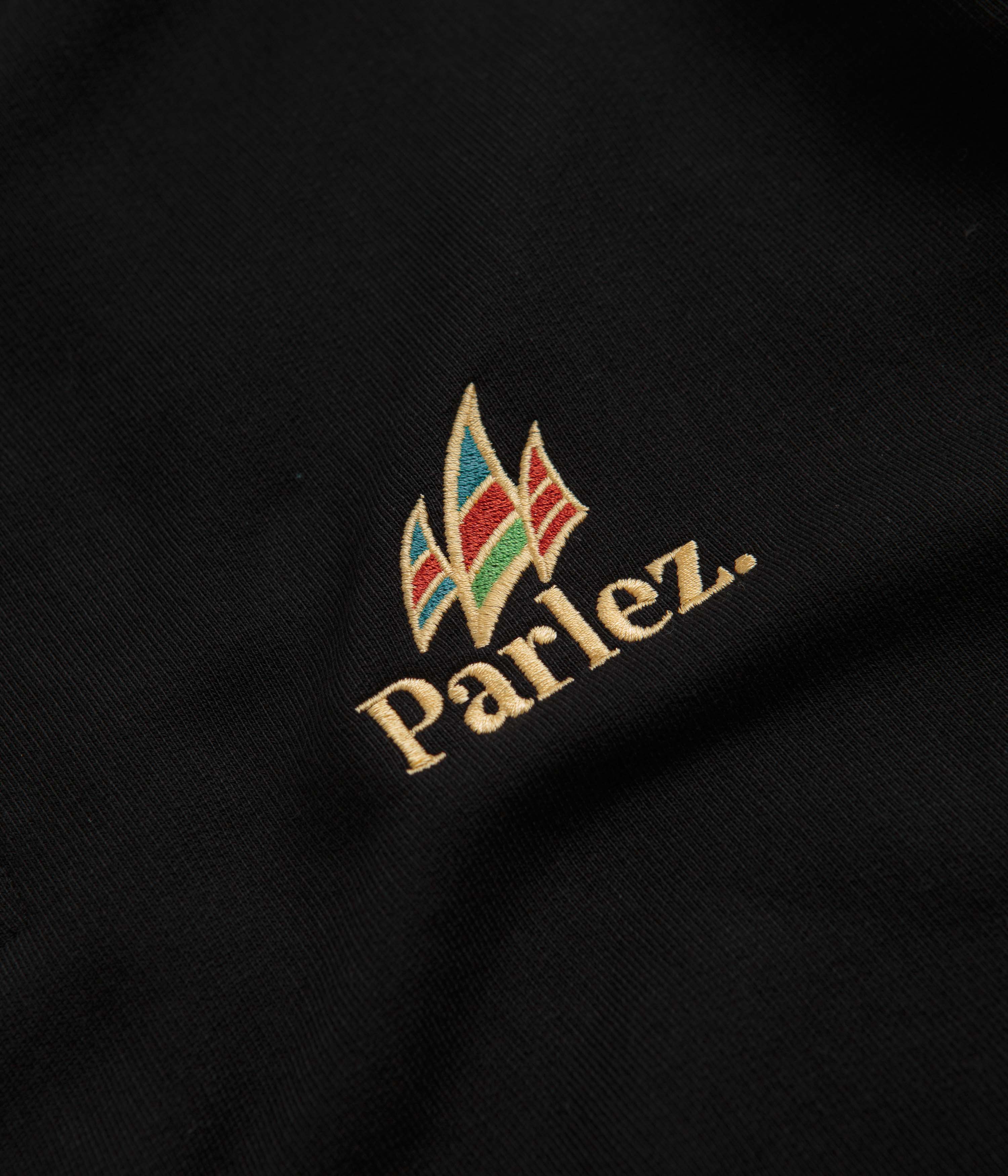 Parlez Wanstead 1/4 Zip Sweatshirt - Black - Image 3