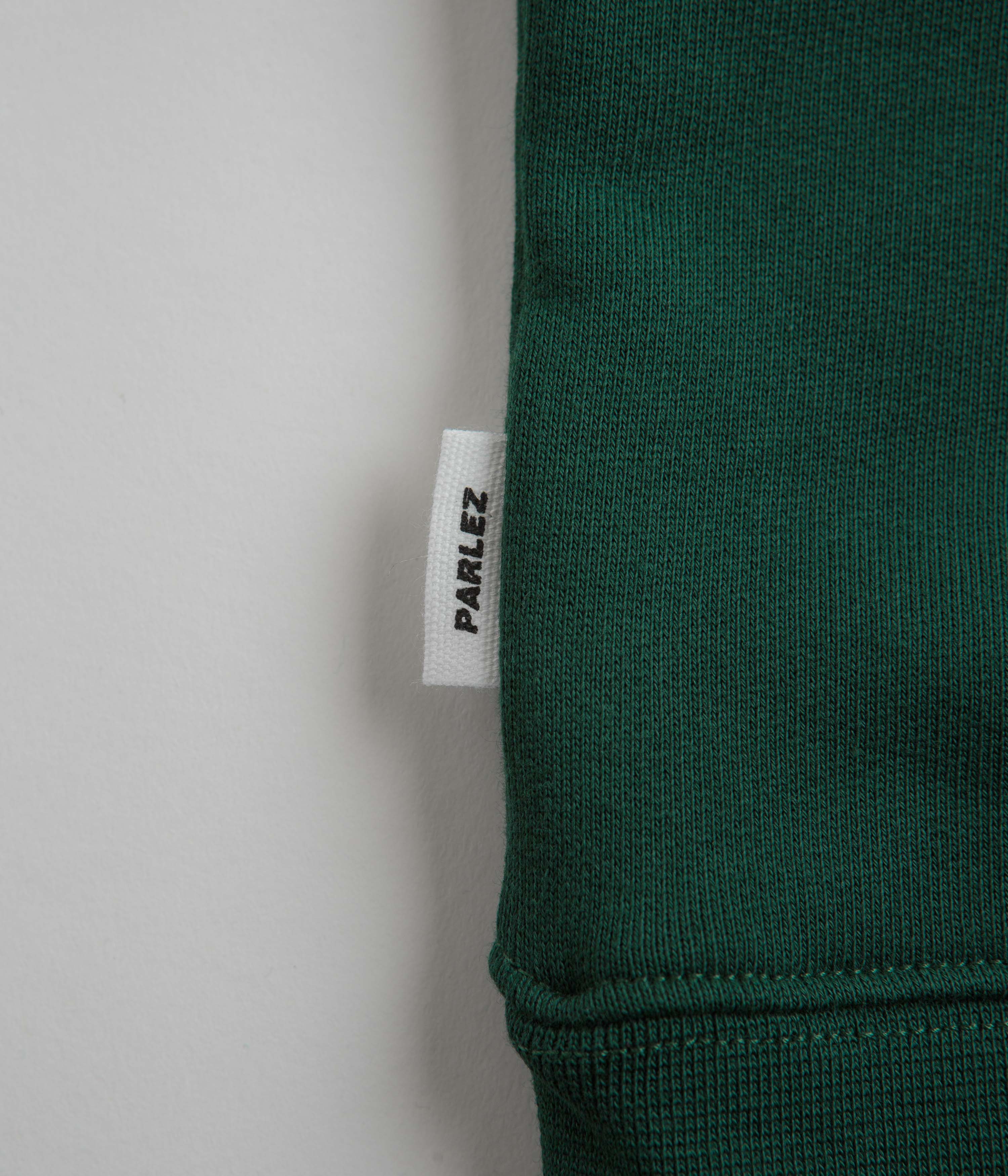 Parlez Wanstead 1/4 Zip Sweatshirt - Deep Green - Image 4