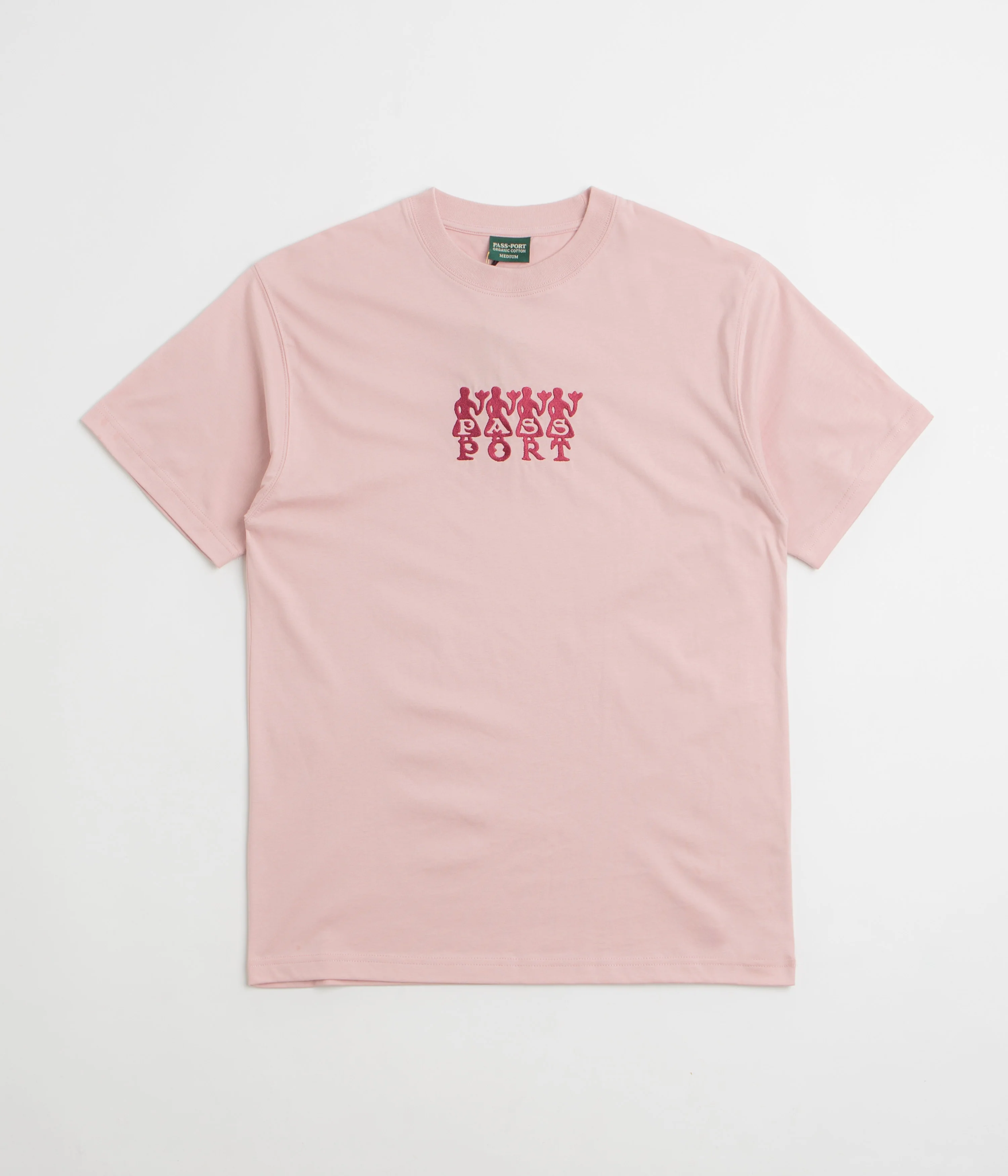 Pass Port 4 Flowers Organic T-Shirt - Dusty Pink