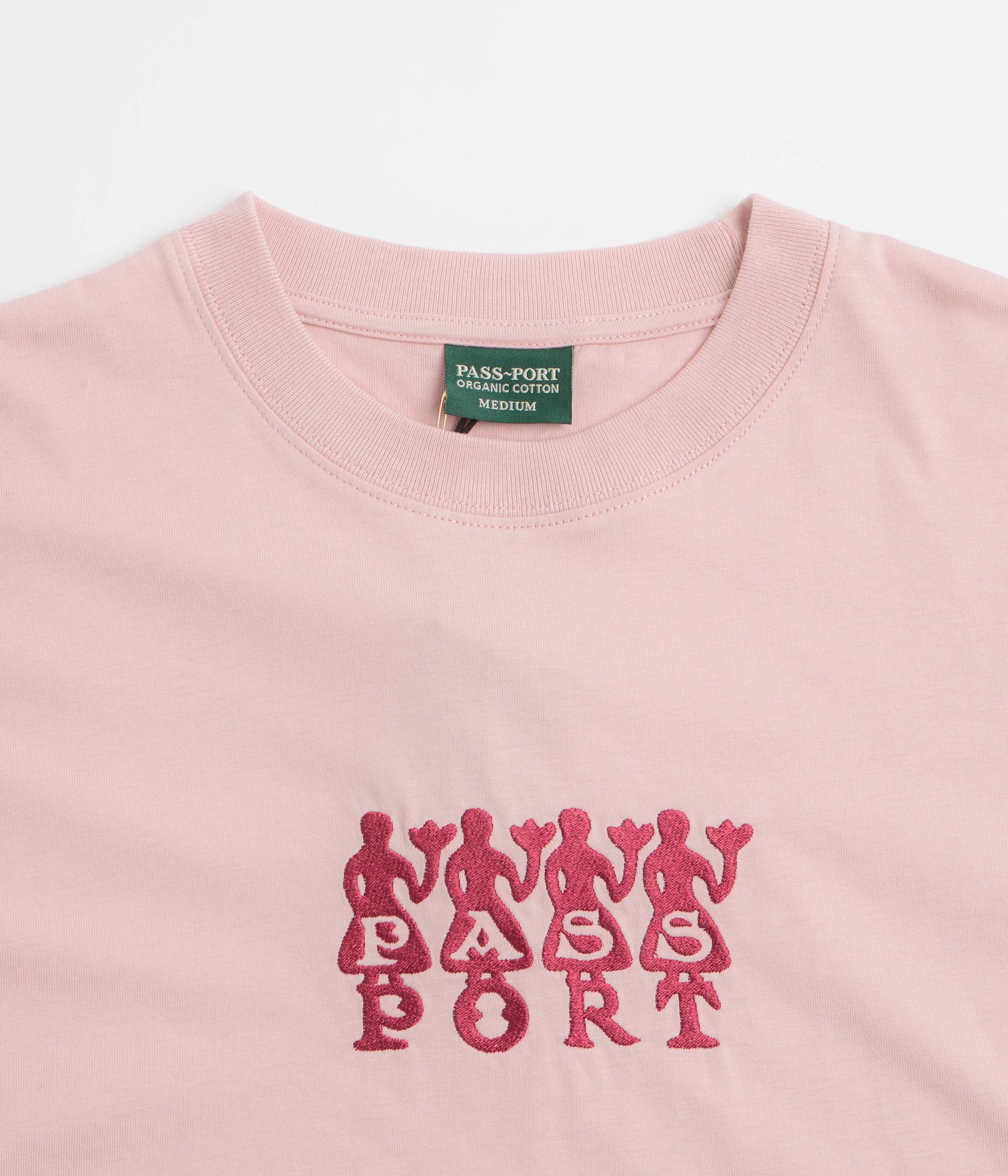 Pass Port 4 Flowers Organic T-Shirt - Dusty Pink - Image 2