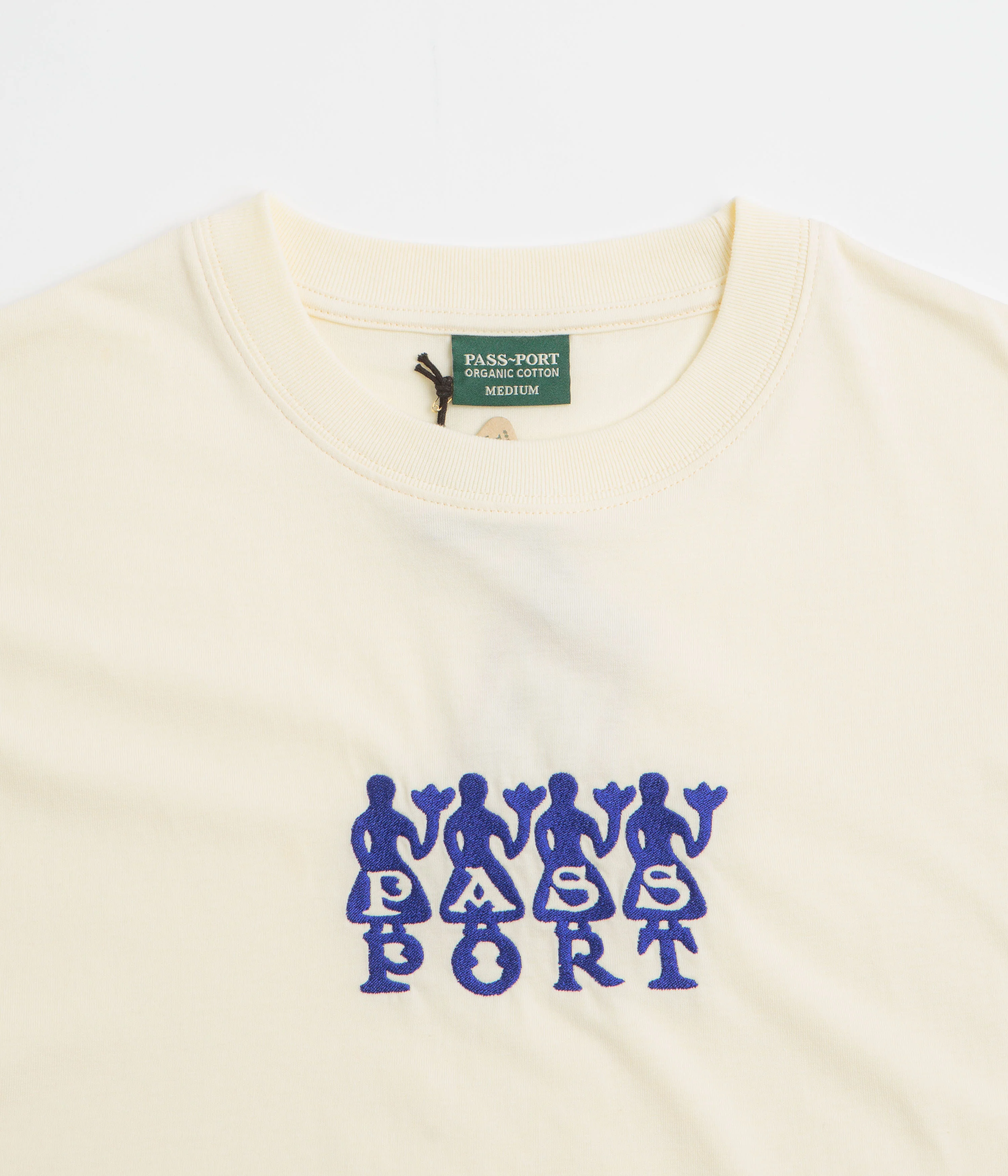 Pass Port 4 Flowers Organic T-Shirt - Off White - Image 2