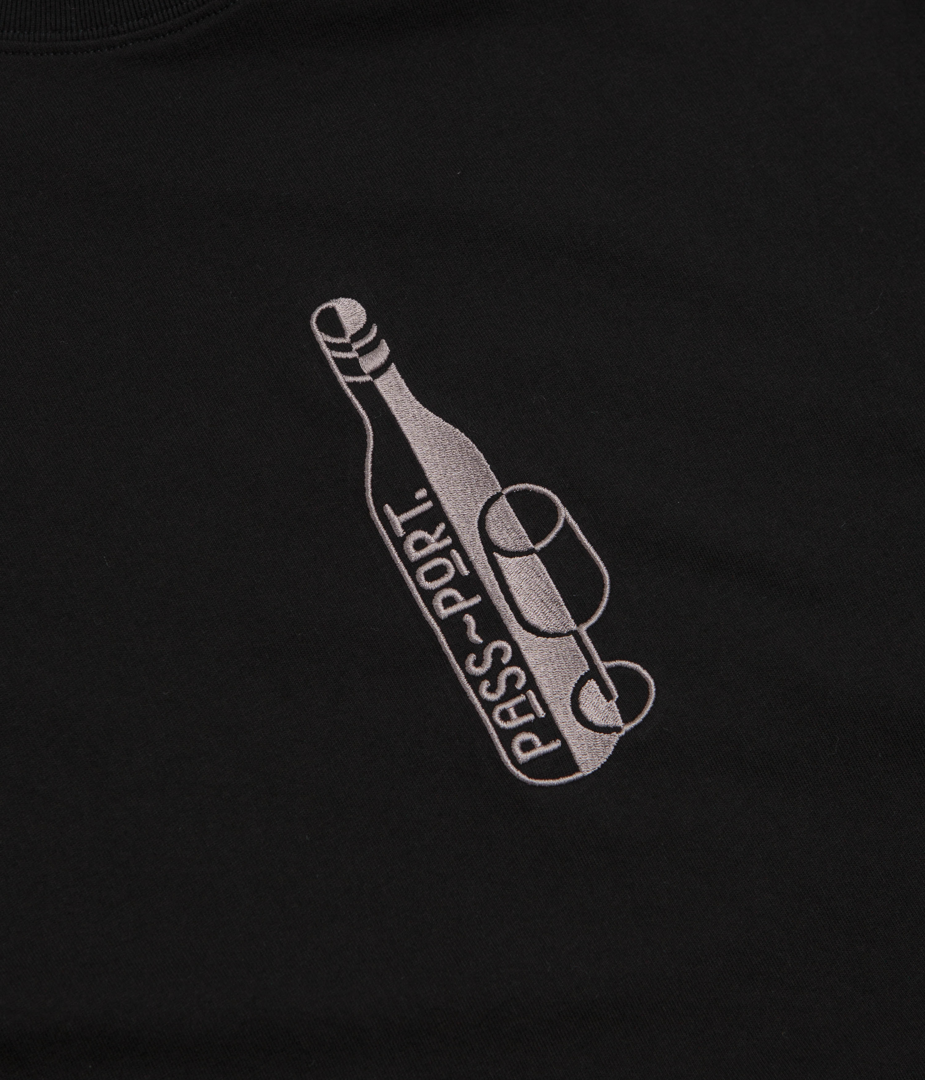 Pass Port ABV T-Shirt - Black - Image 3