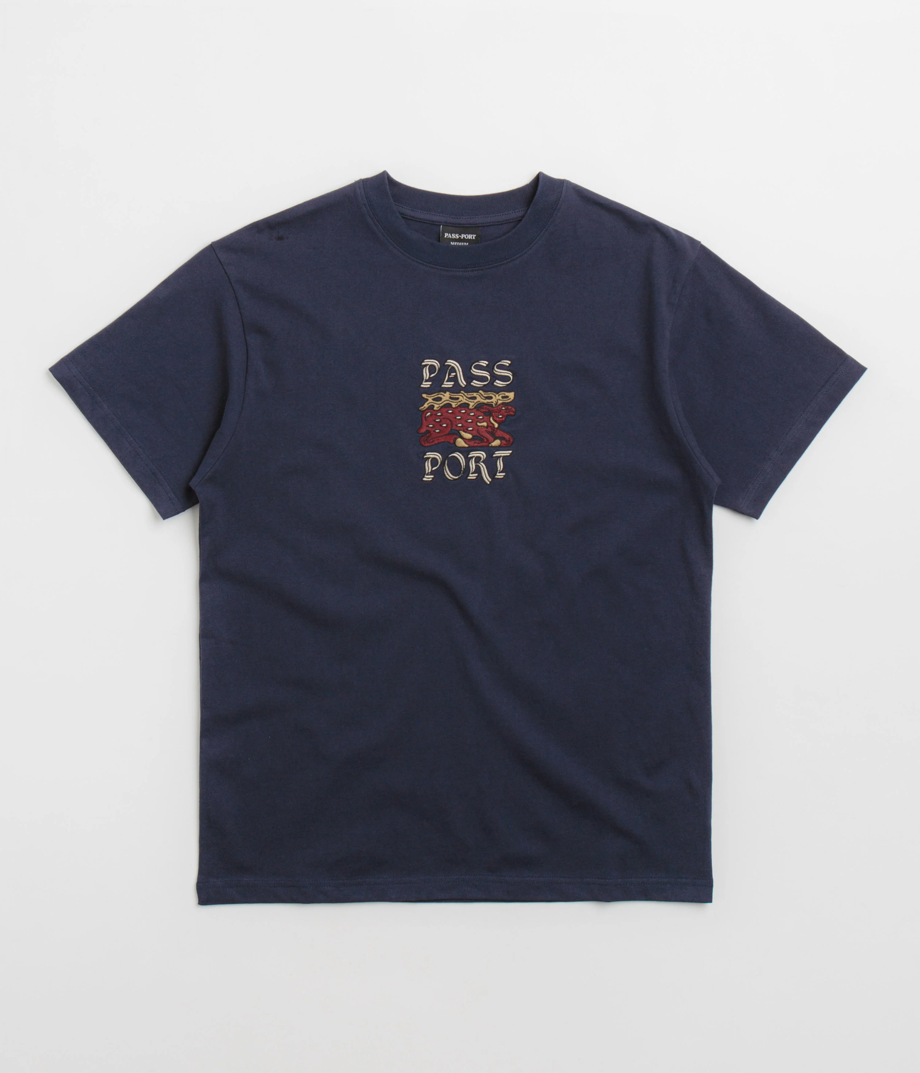 Pass Port Antler T-Shirt - Navy