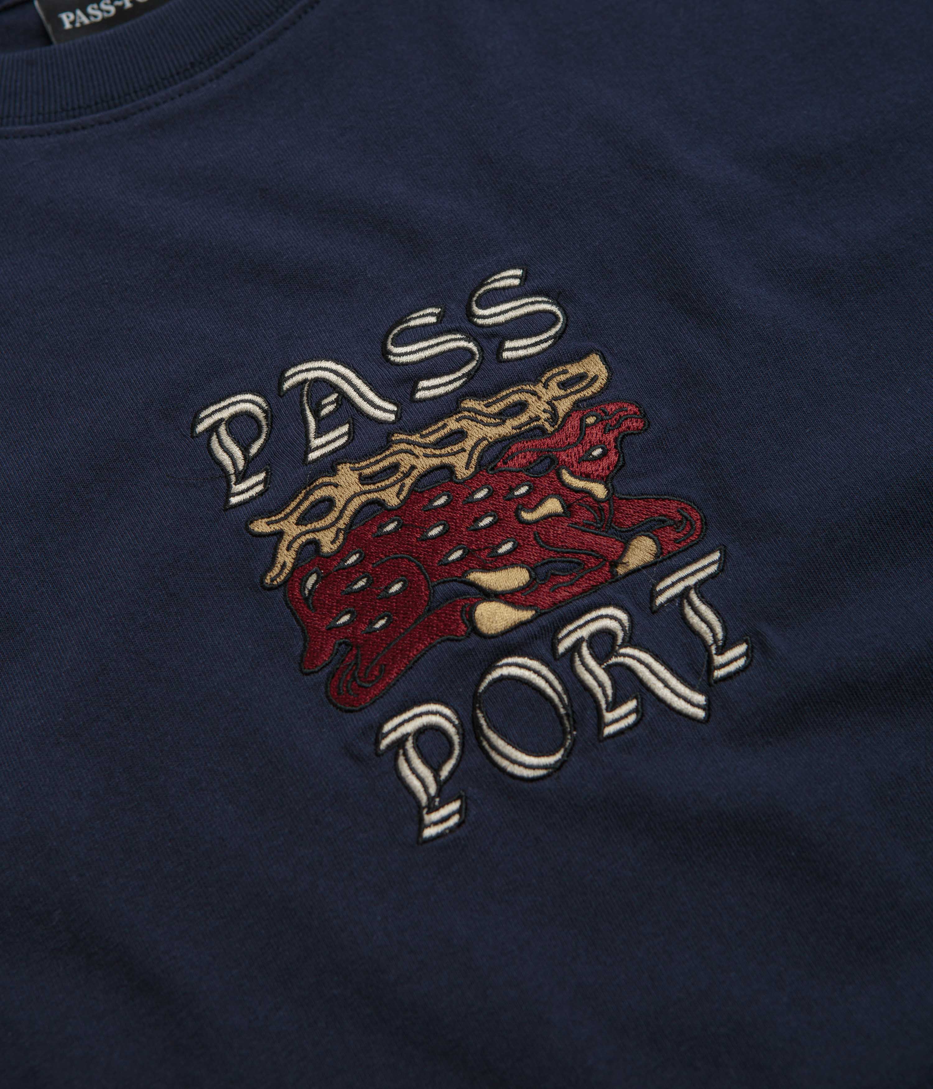 Pass Port Antler T-Shirt - Navy - Image 2