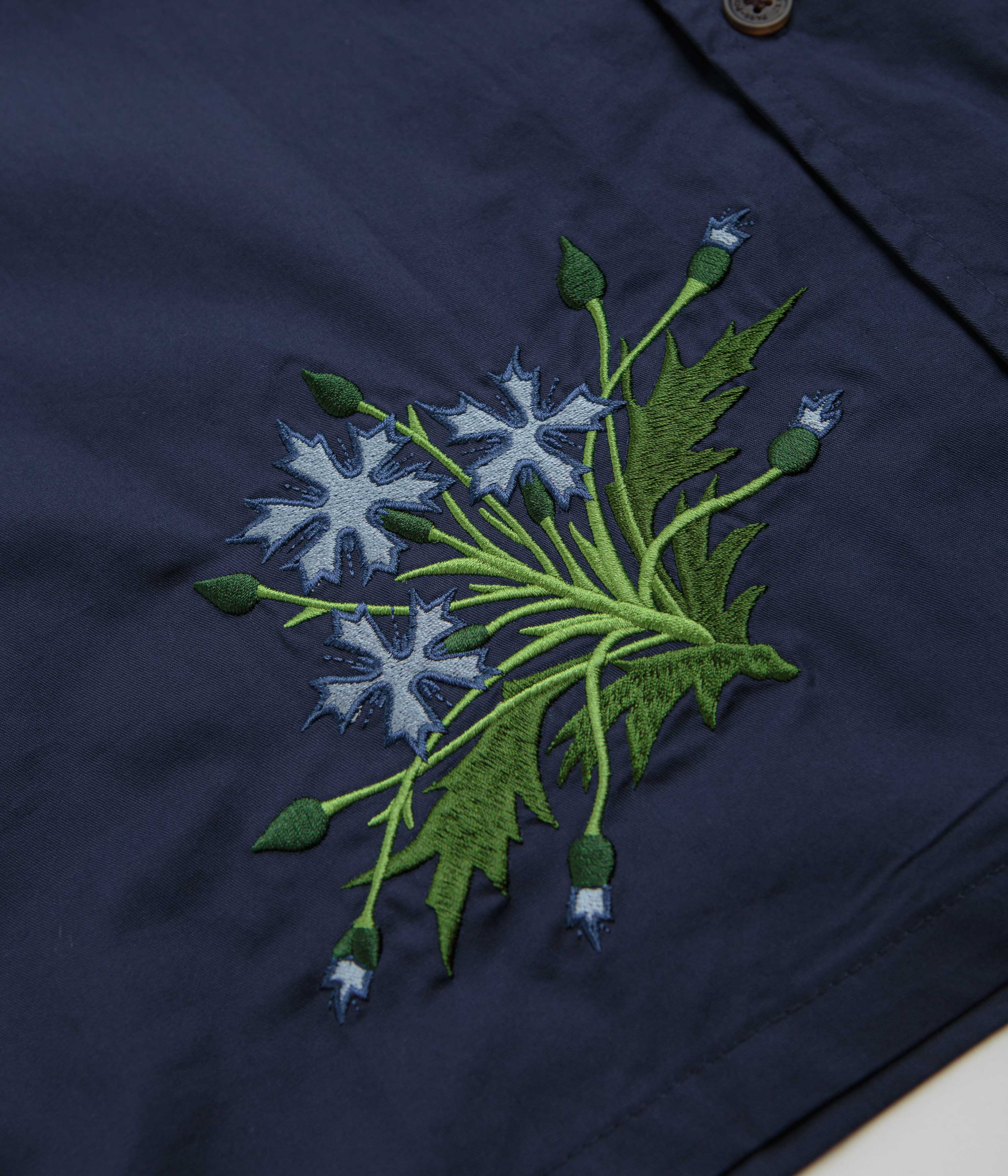 Pass Port Bloom Casual Shirt - Navy - Image 2