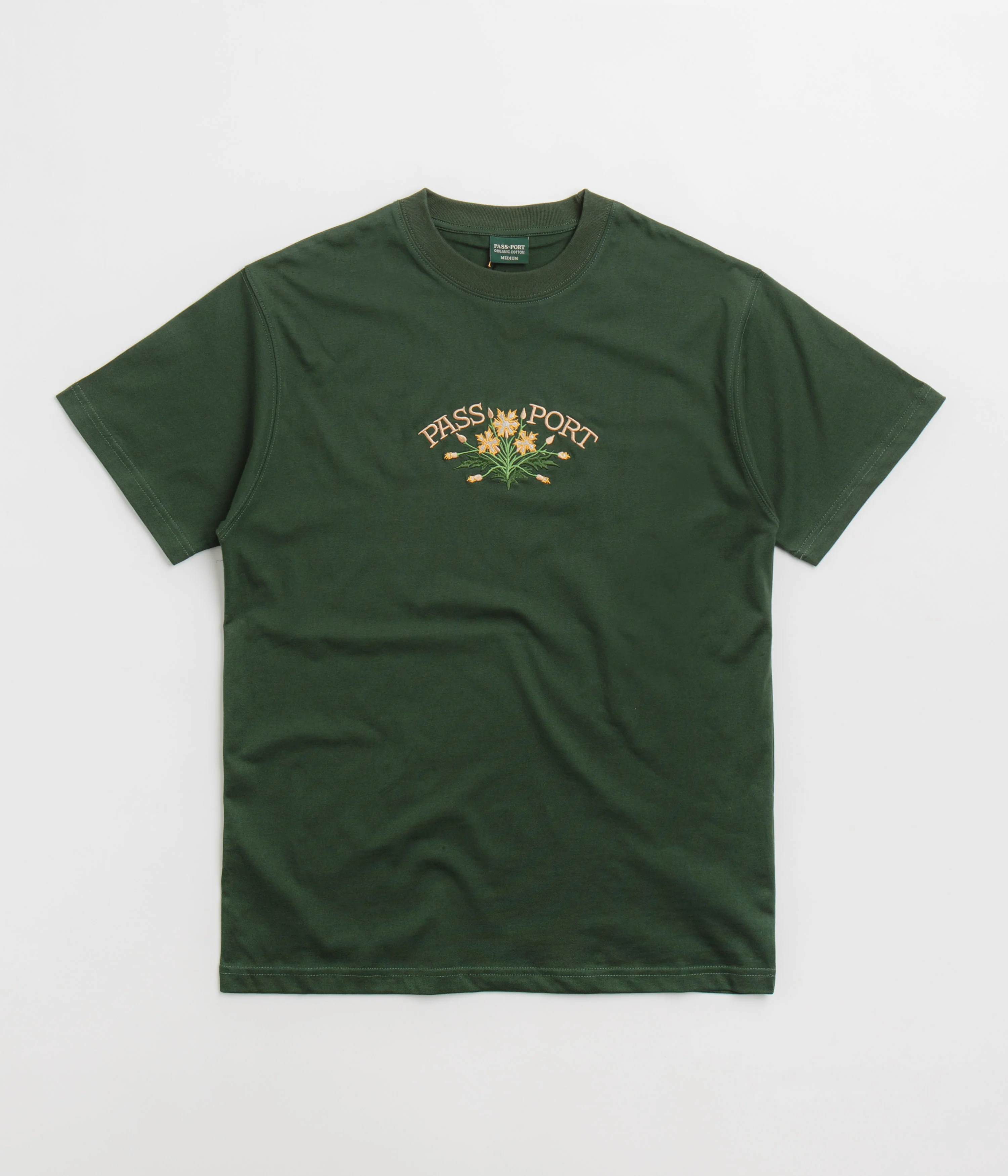 Pass Port Bloom Organic T-Shirt - Forest Green