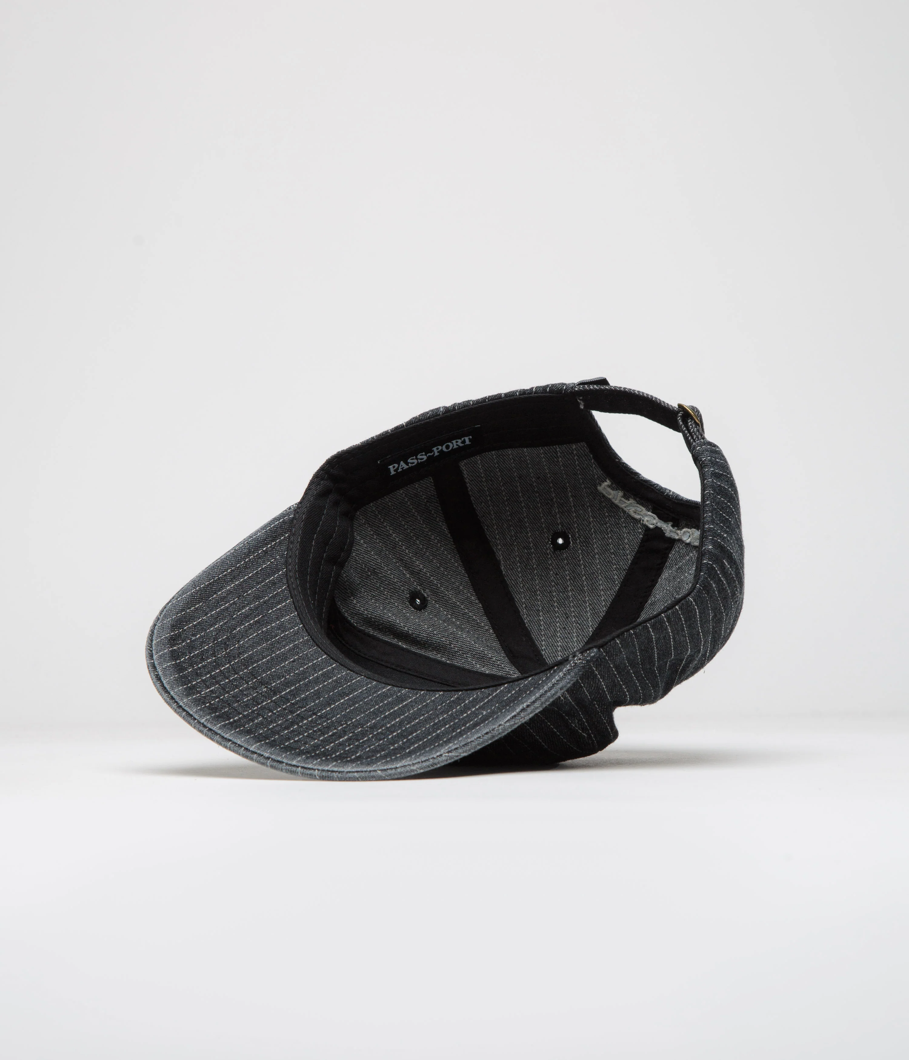 Pass Port Empty Pockets Workers Cap - Black - Image 4