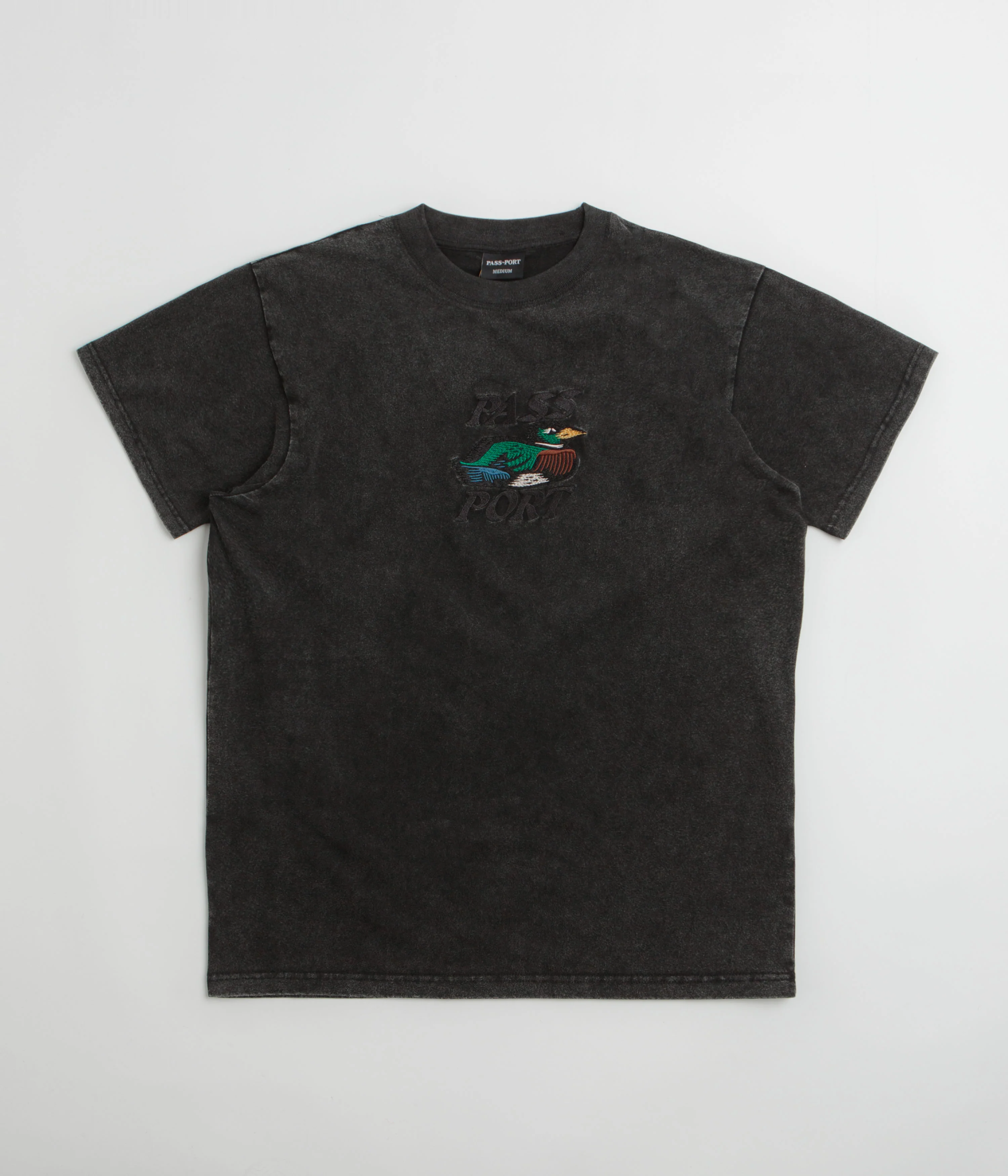 Pass Port Fast Duck T-Shirt - Black Acid