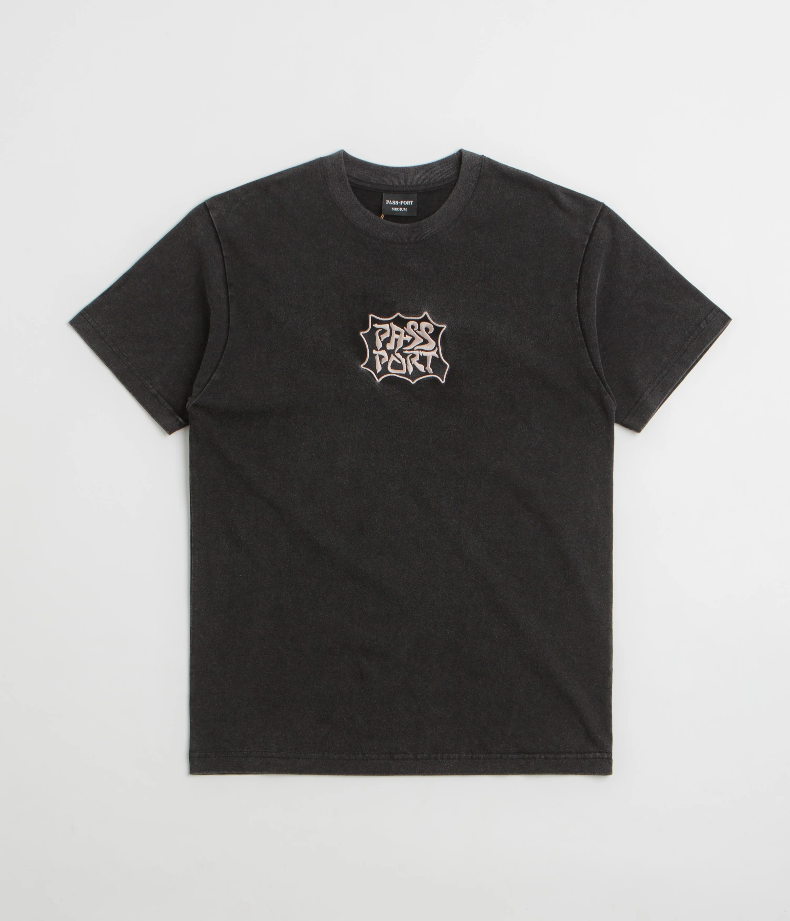 Pass Port Glyph T-Shirt - Acid Black