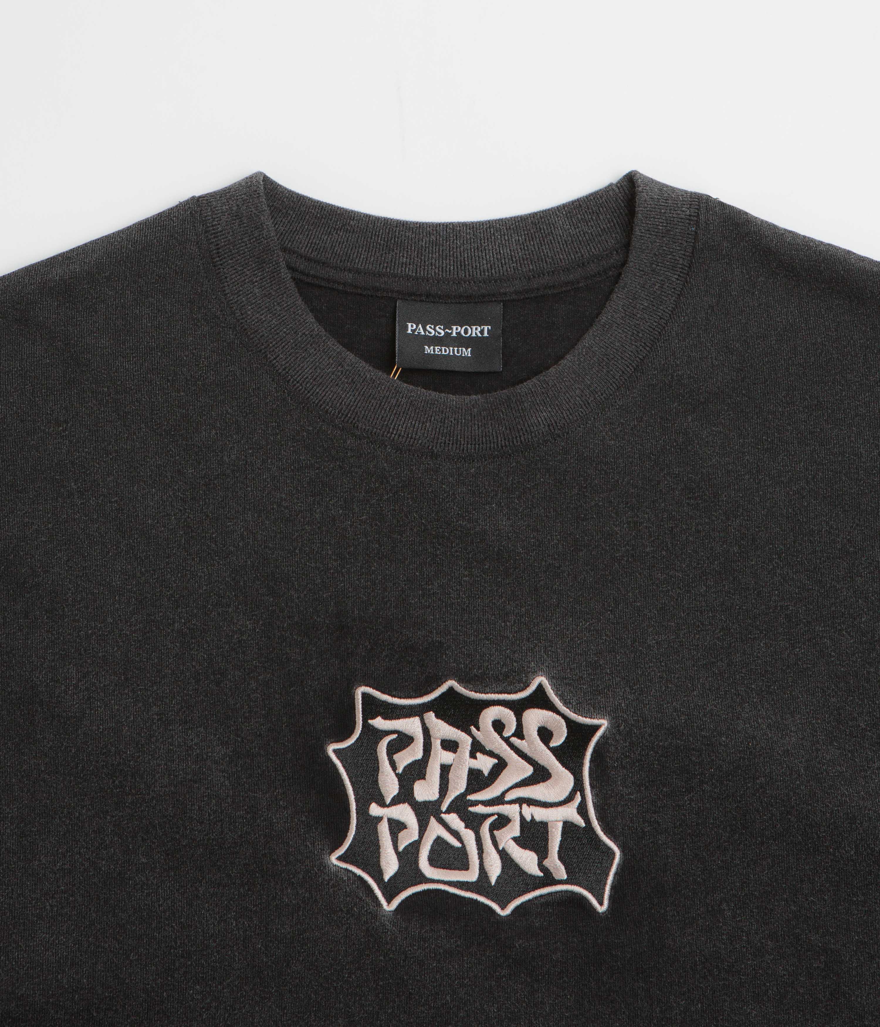 Pass Port Glyph T-Shirt - Acid Black - Image 2