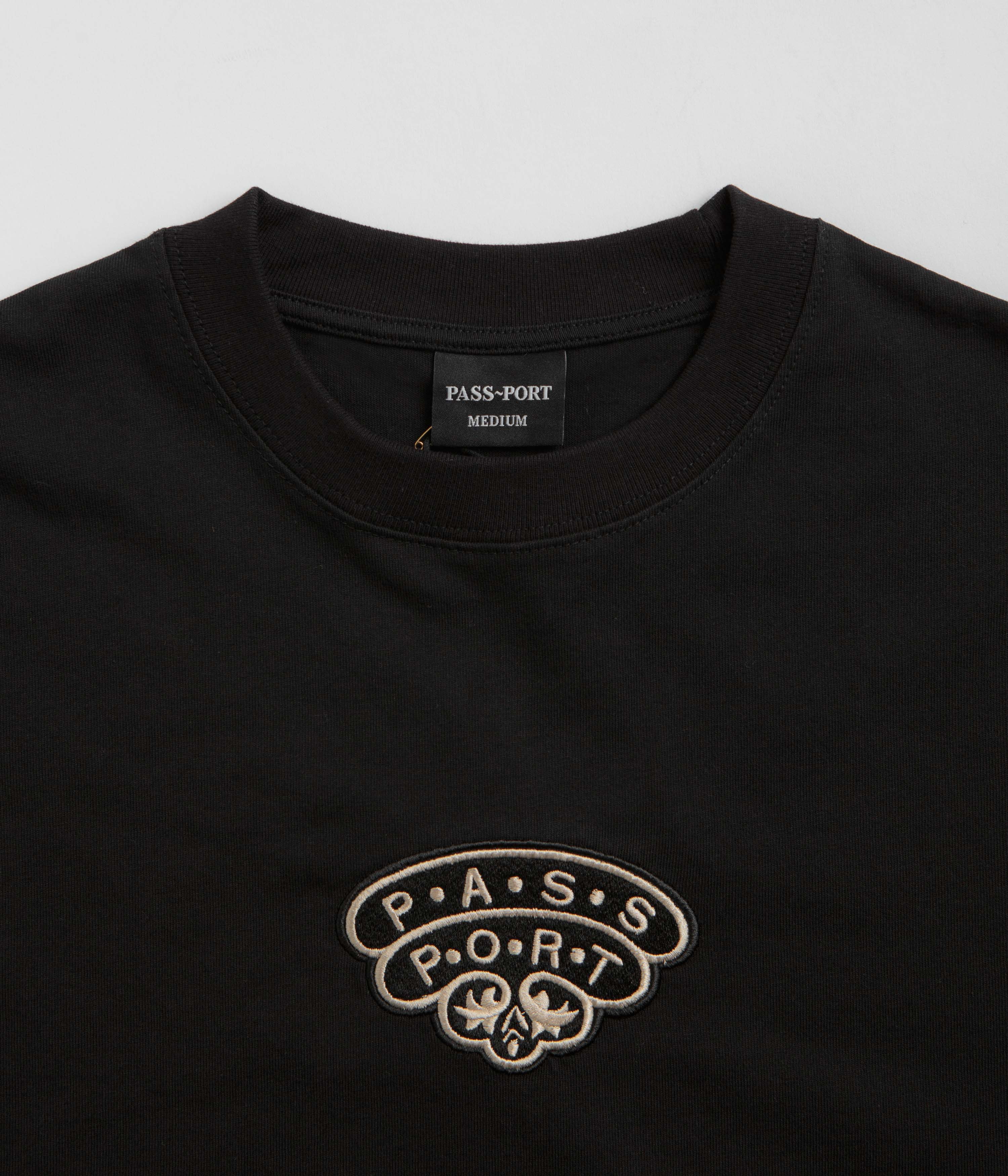 Pass Port Heirloom T-Shirt - Black - Image 3