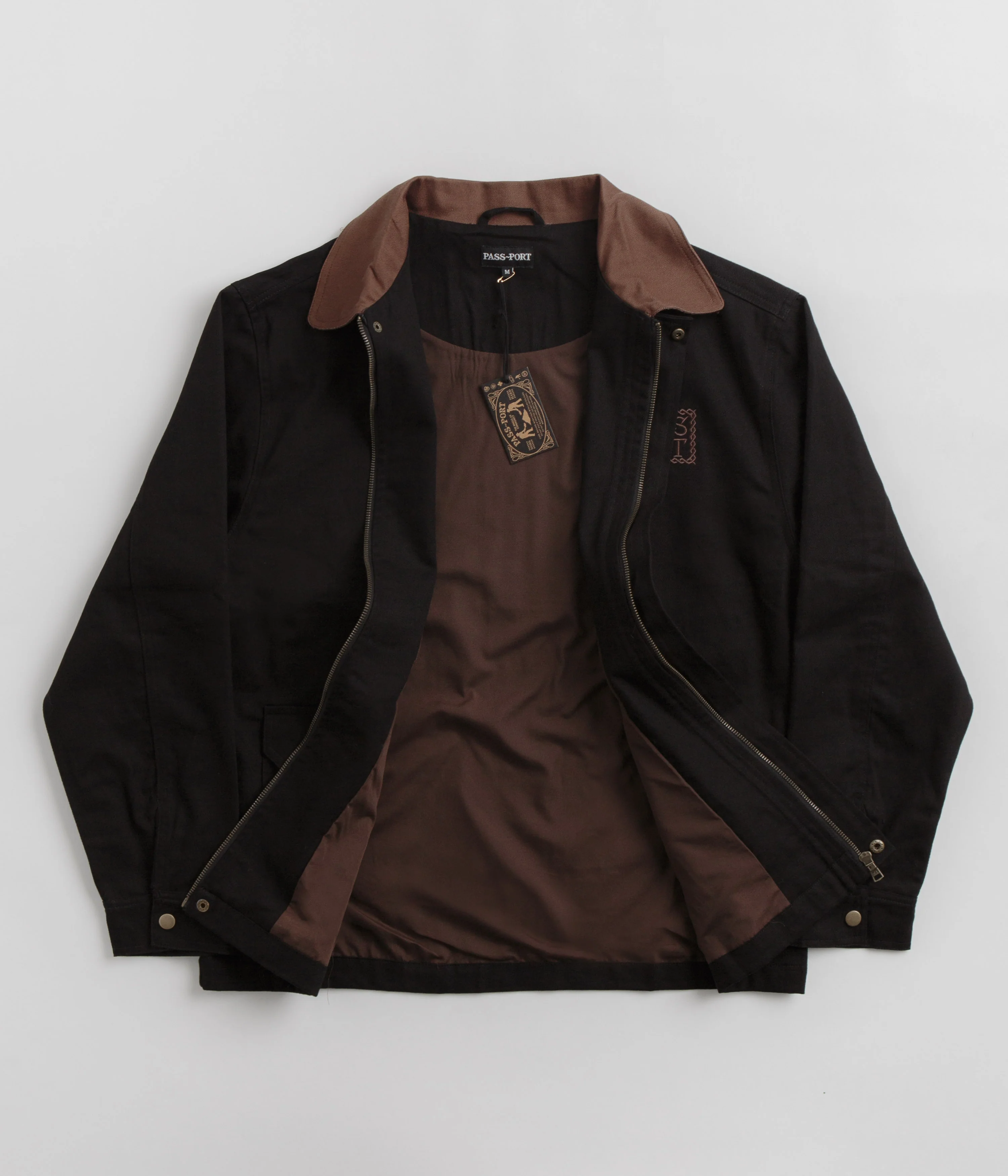 Pass Port Invasive Logo Yard Jacket - Black - Image 2