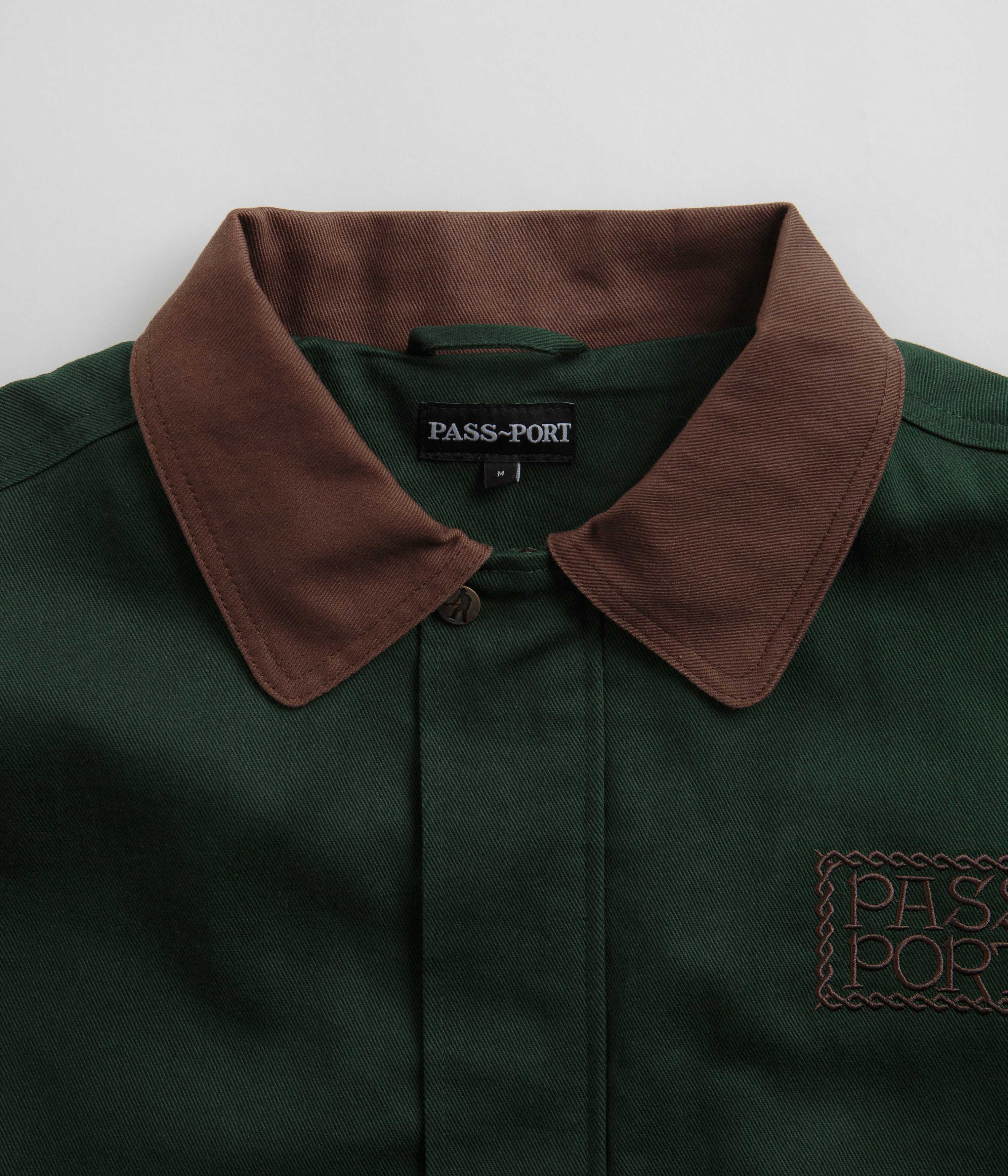 Pass Port Invasive Logo Yard Jacket - Forest Green - Image 5