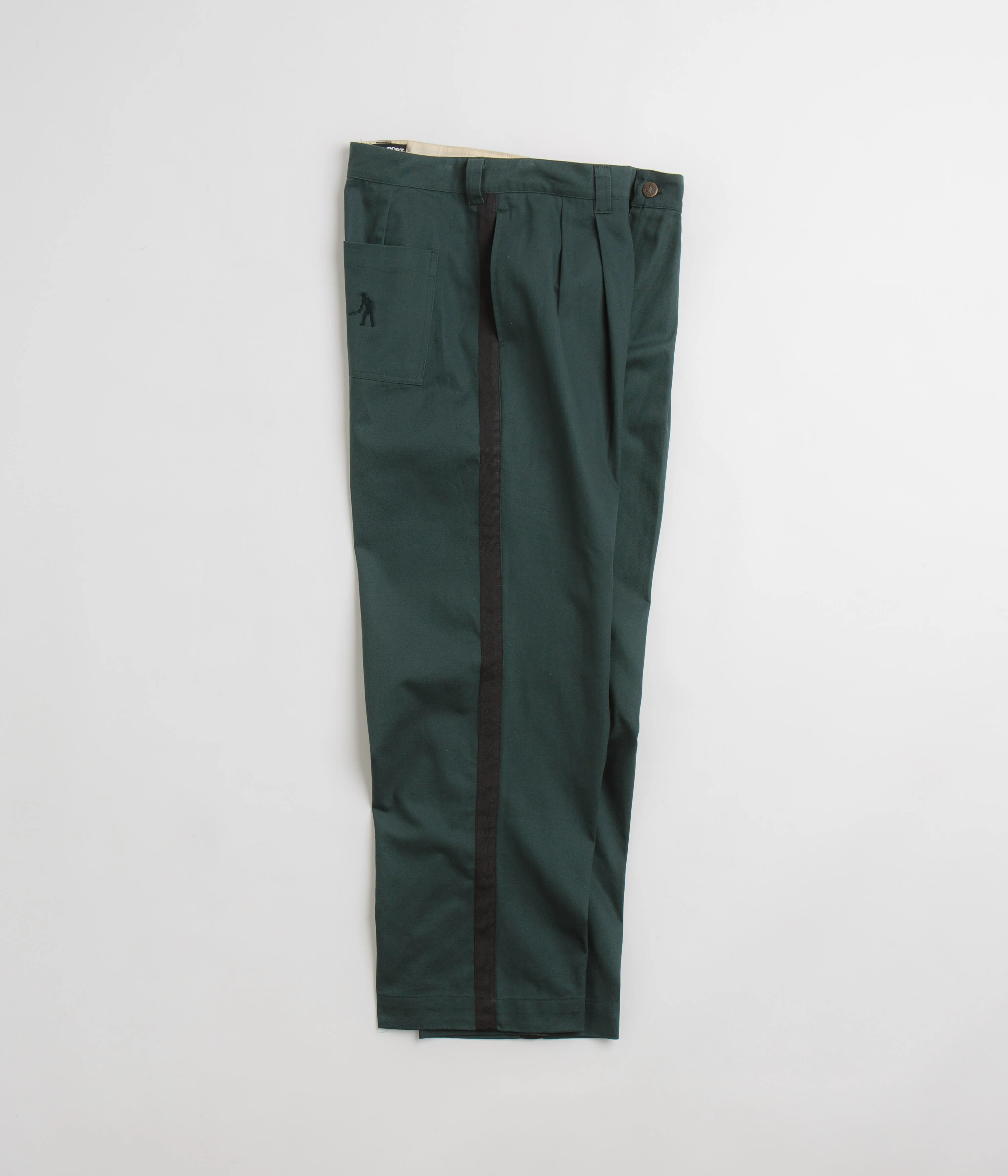Pass Port Leagues Club Striped Pants - Dark Teal / Black - Image 2