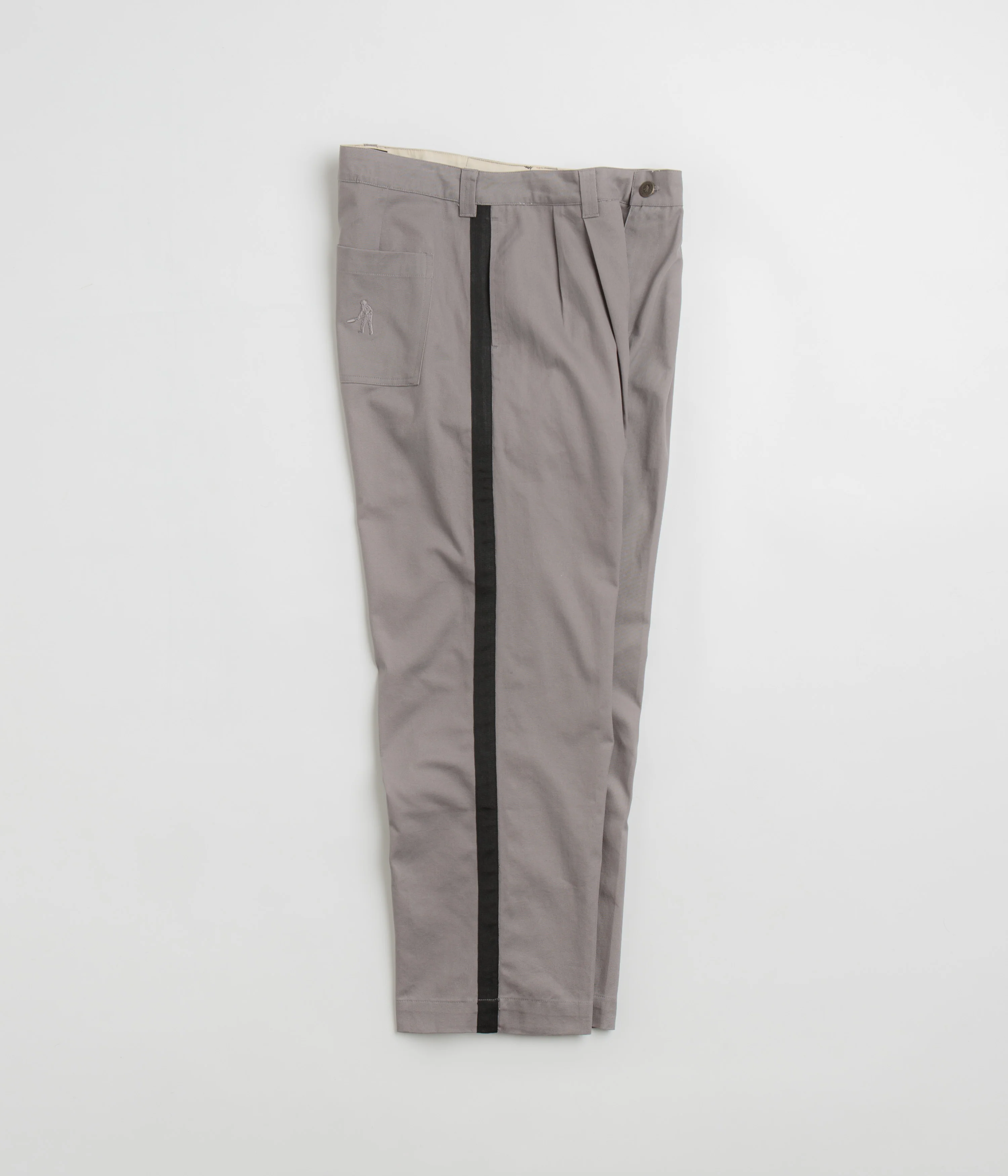 Pass Port Leagues Club Striped Pants - Grey / Black - Image 2