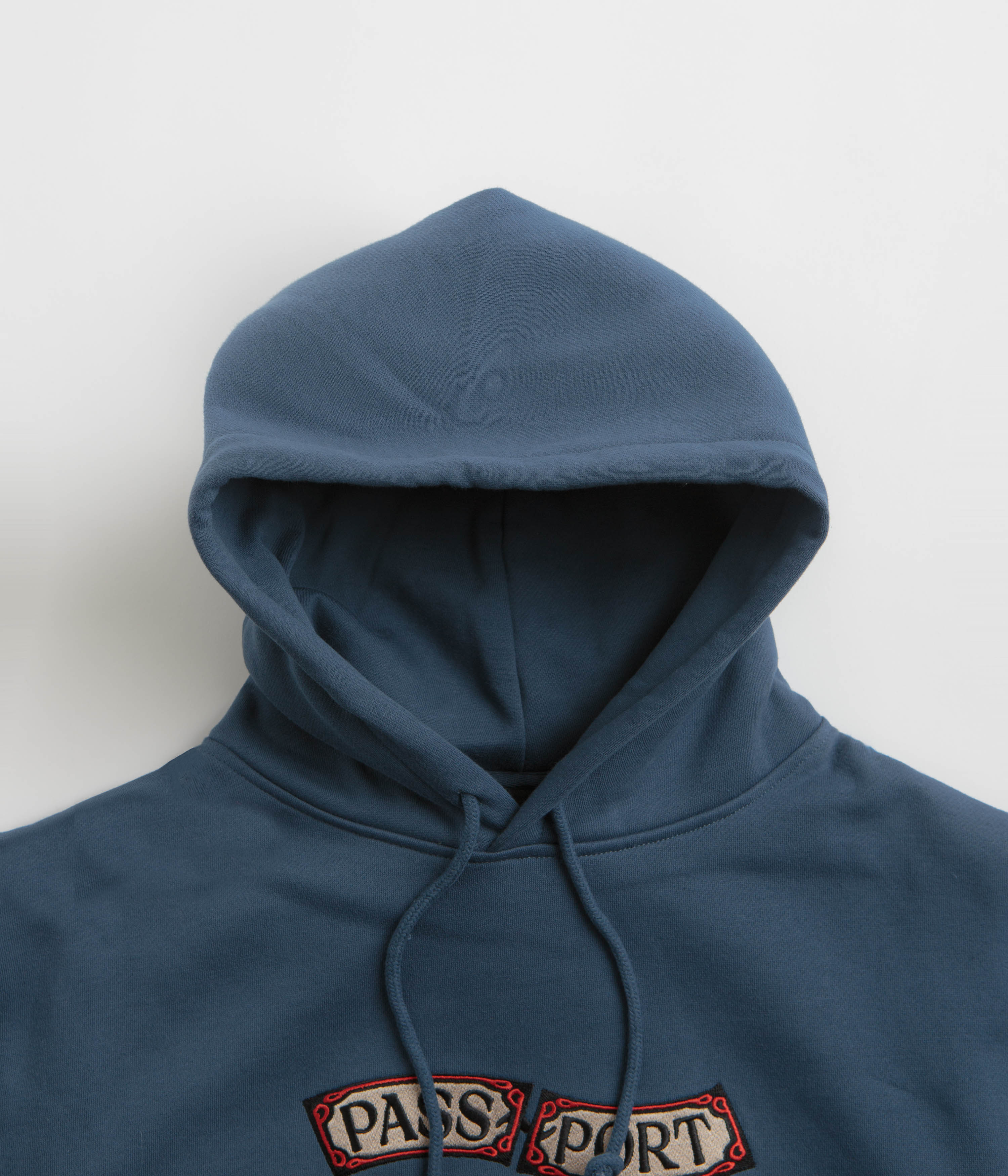 Pass Port Red Flag Hoodie - Harbour Blue - Image 4
