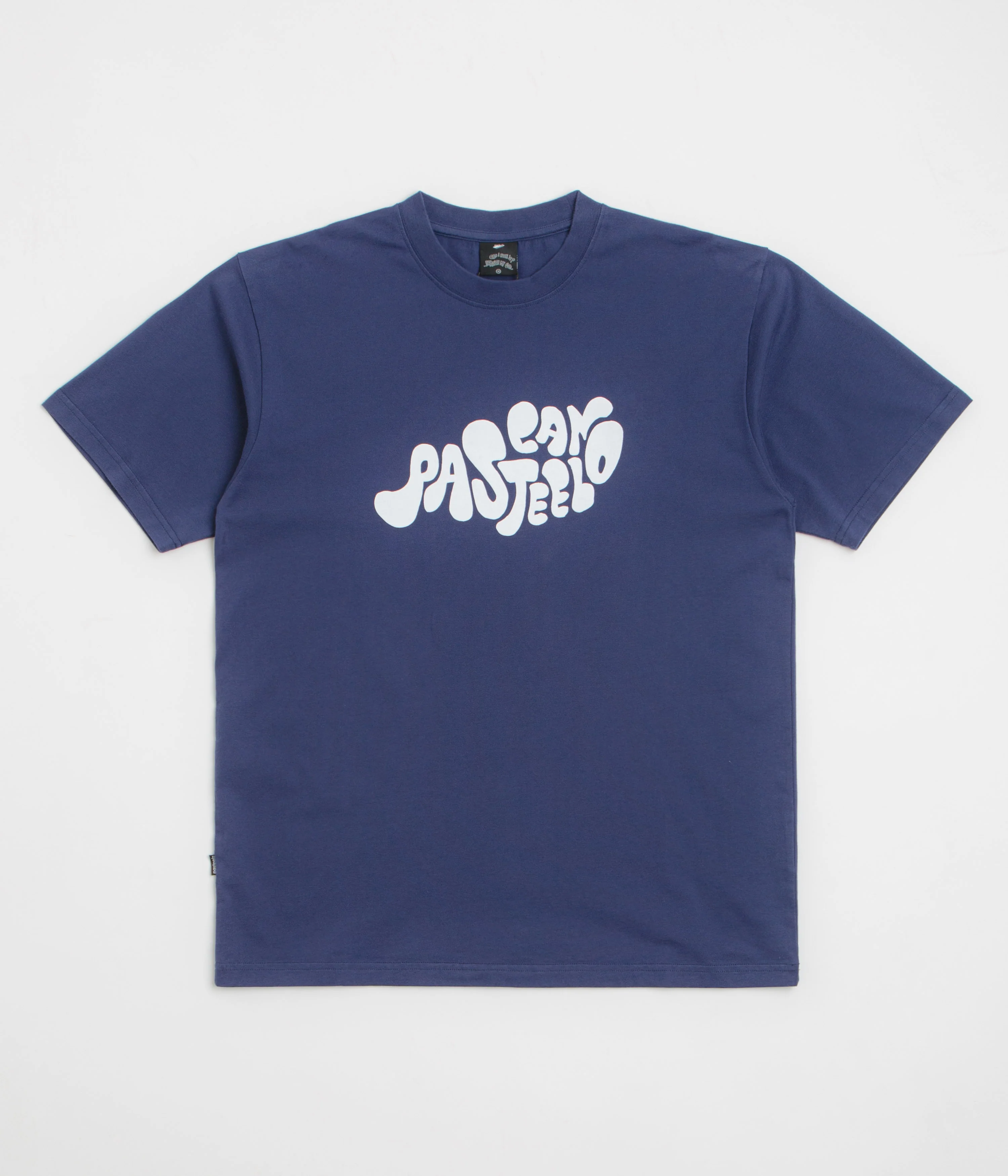 Pasteelo Can Script T-Shirt - Navy