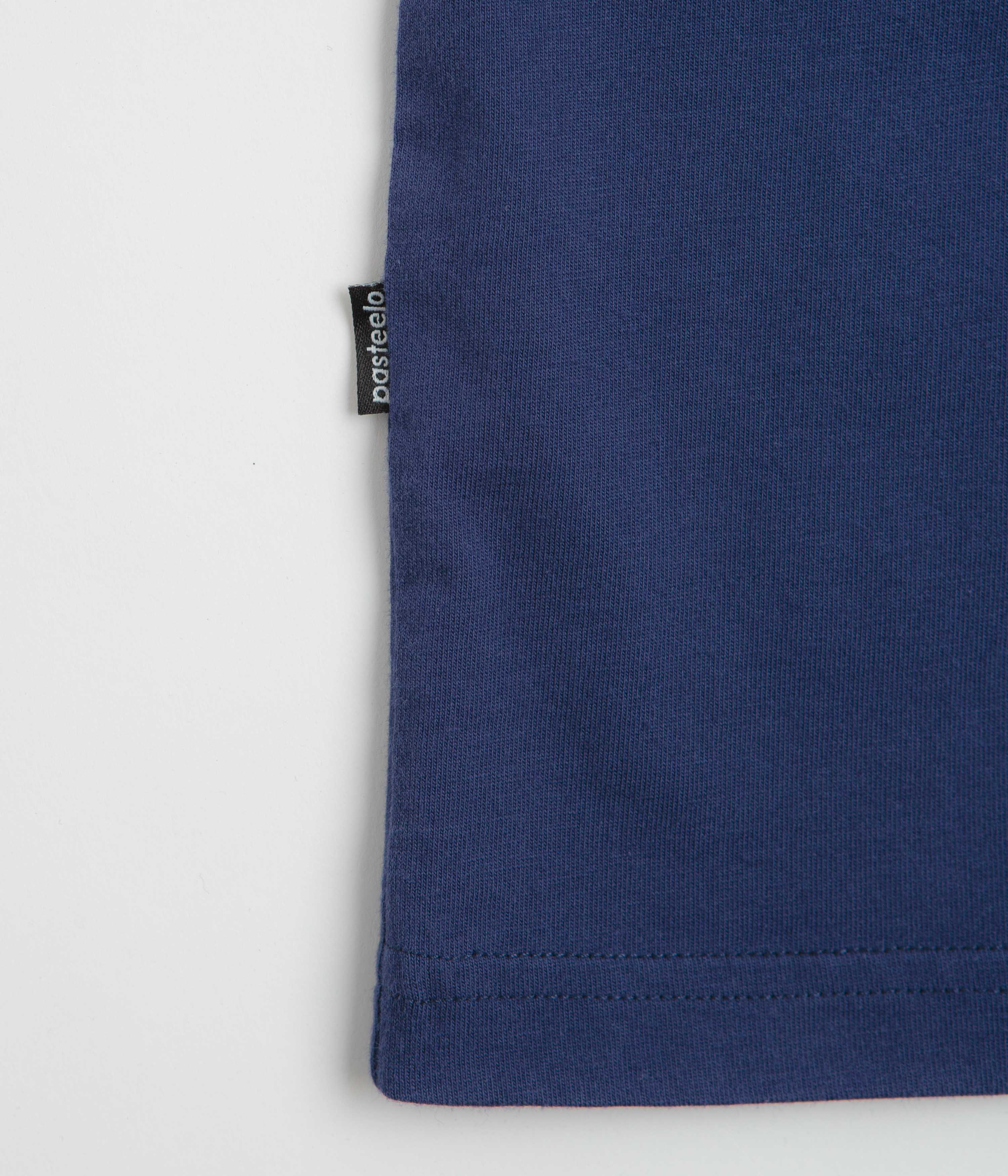 Pasteelo Can Script T-Shirt - Navy - Image 5