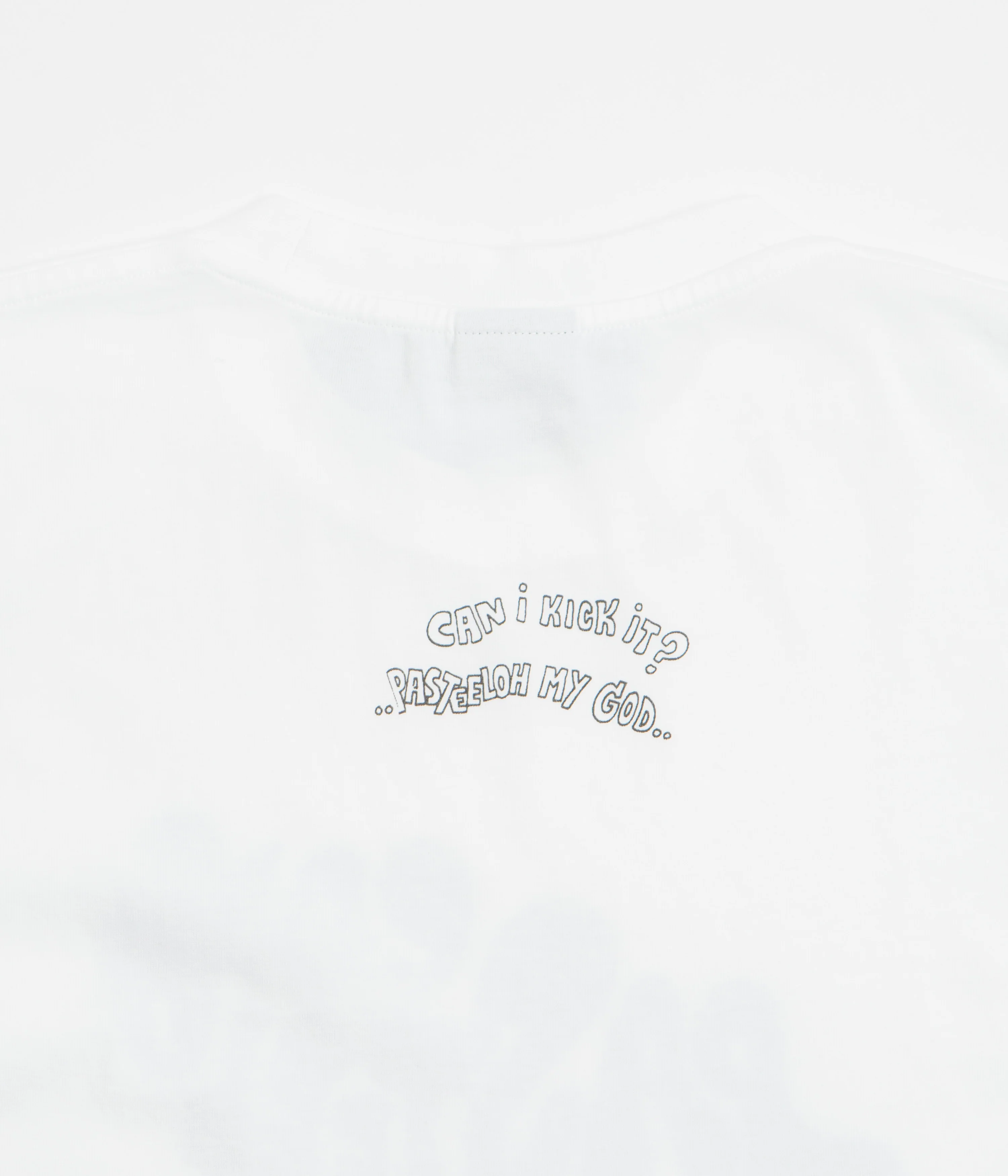 Pasteelo Can Script T-Shirt - White - Image 4
