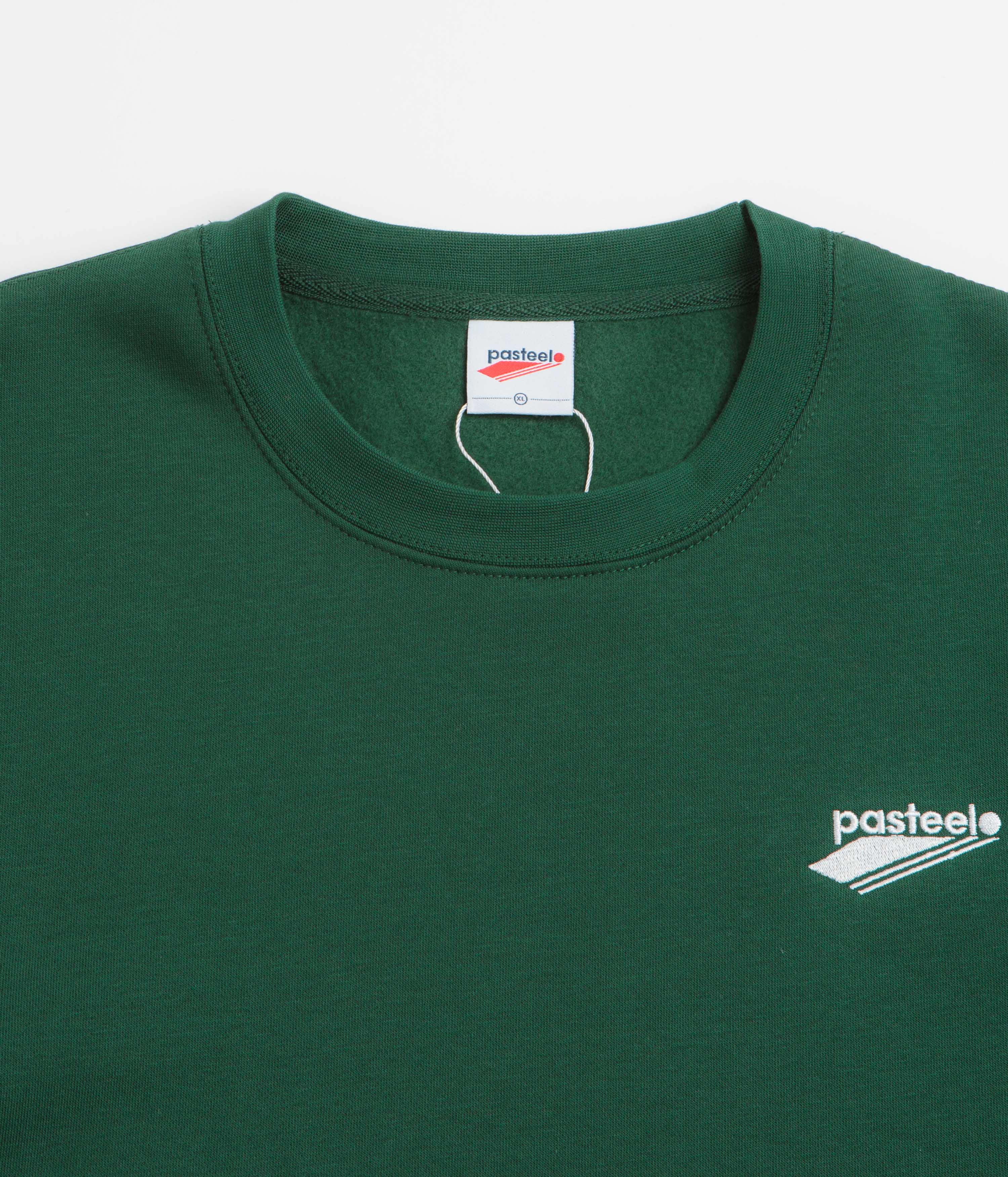 Pasteelo Embroidered O.G. Crewneck Sweatshirt - Dark Forest - Image 2