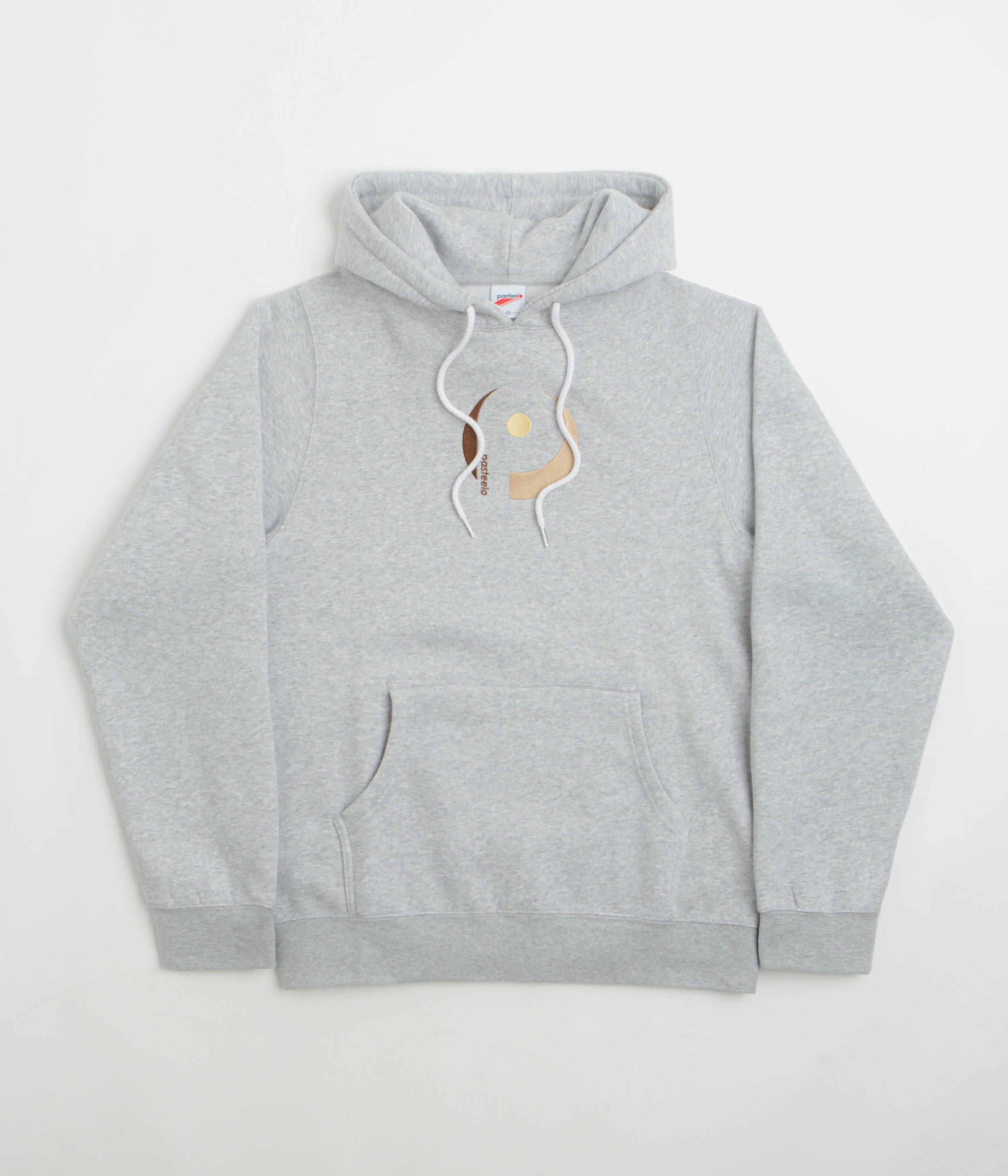 Pasteelo Embroidered Play Hoodie - Heather Grey