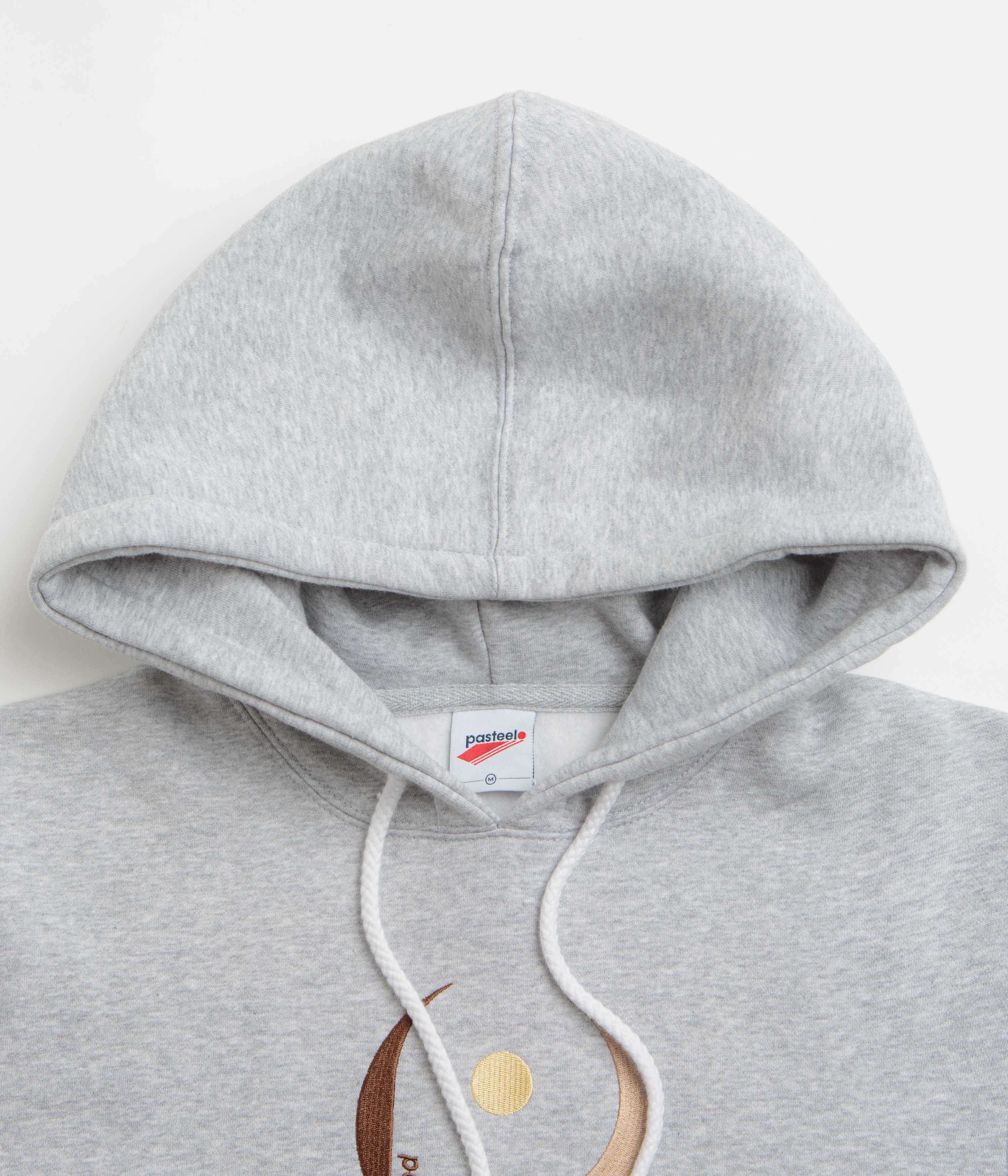 Pasteelo Embroidered Play Hoodie - Heather Grey - Image 2